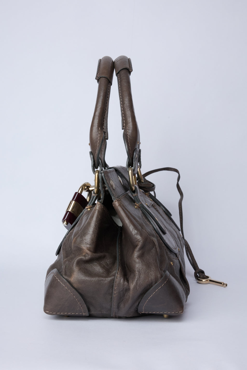 CHLOE MOKA GREY PLEXO PADDINGTON