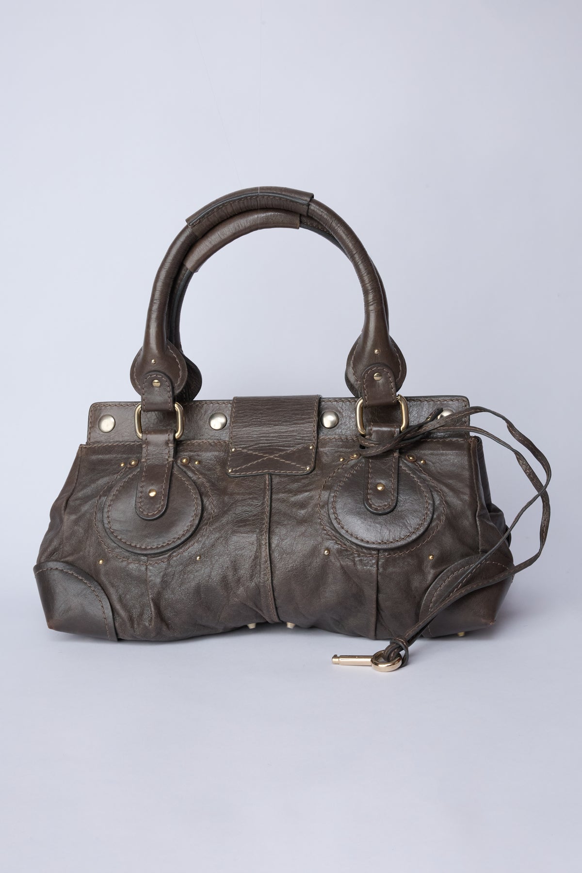 CHLOE MOKA GREY PLEXO PADDINGTON