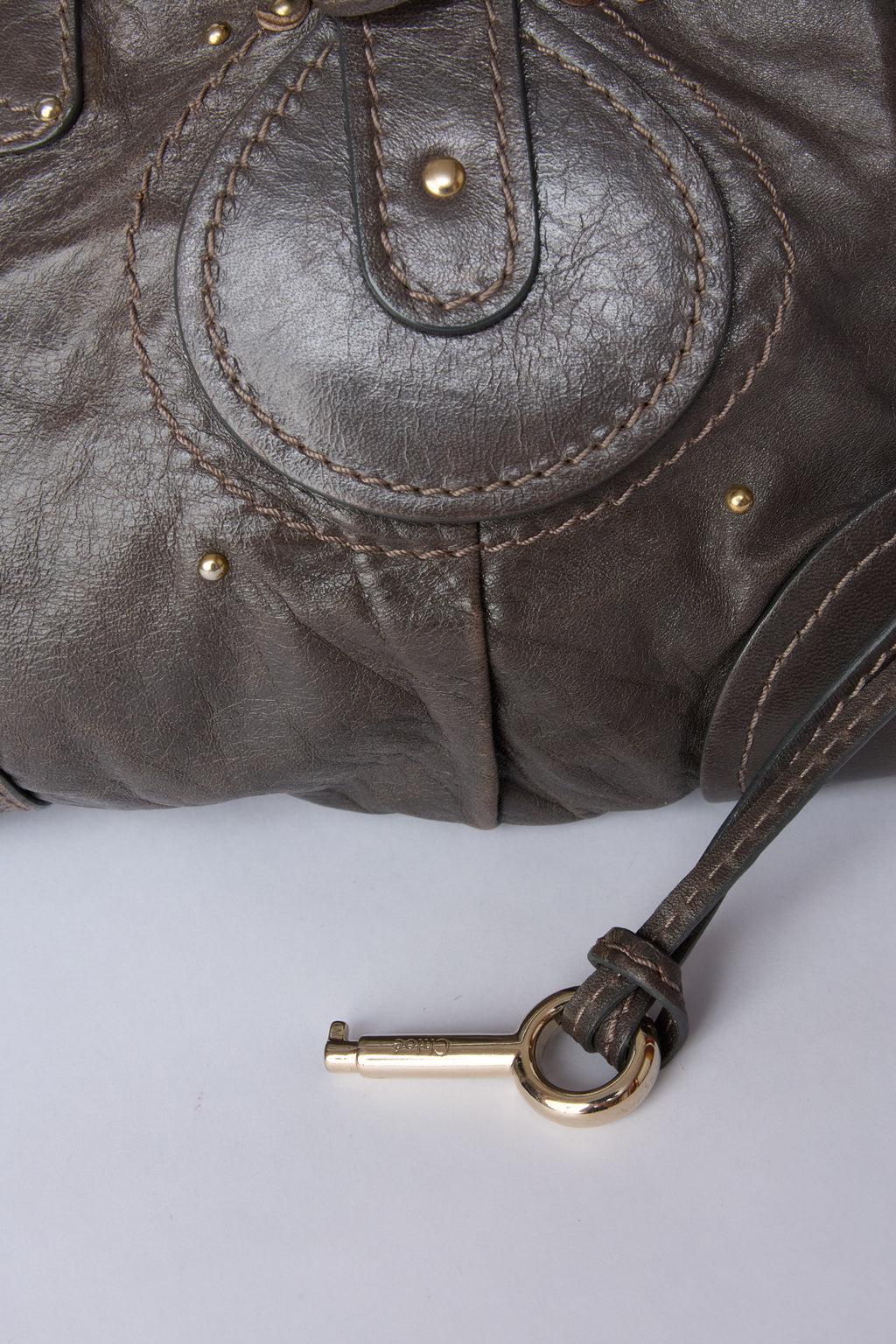 CHLOE MOKA GREY PLEXO PADDINGTON