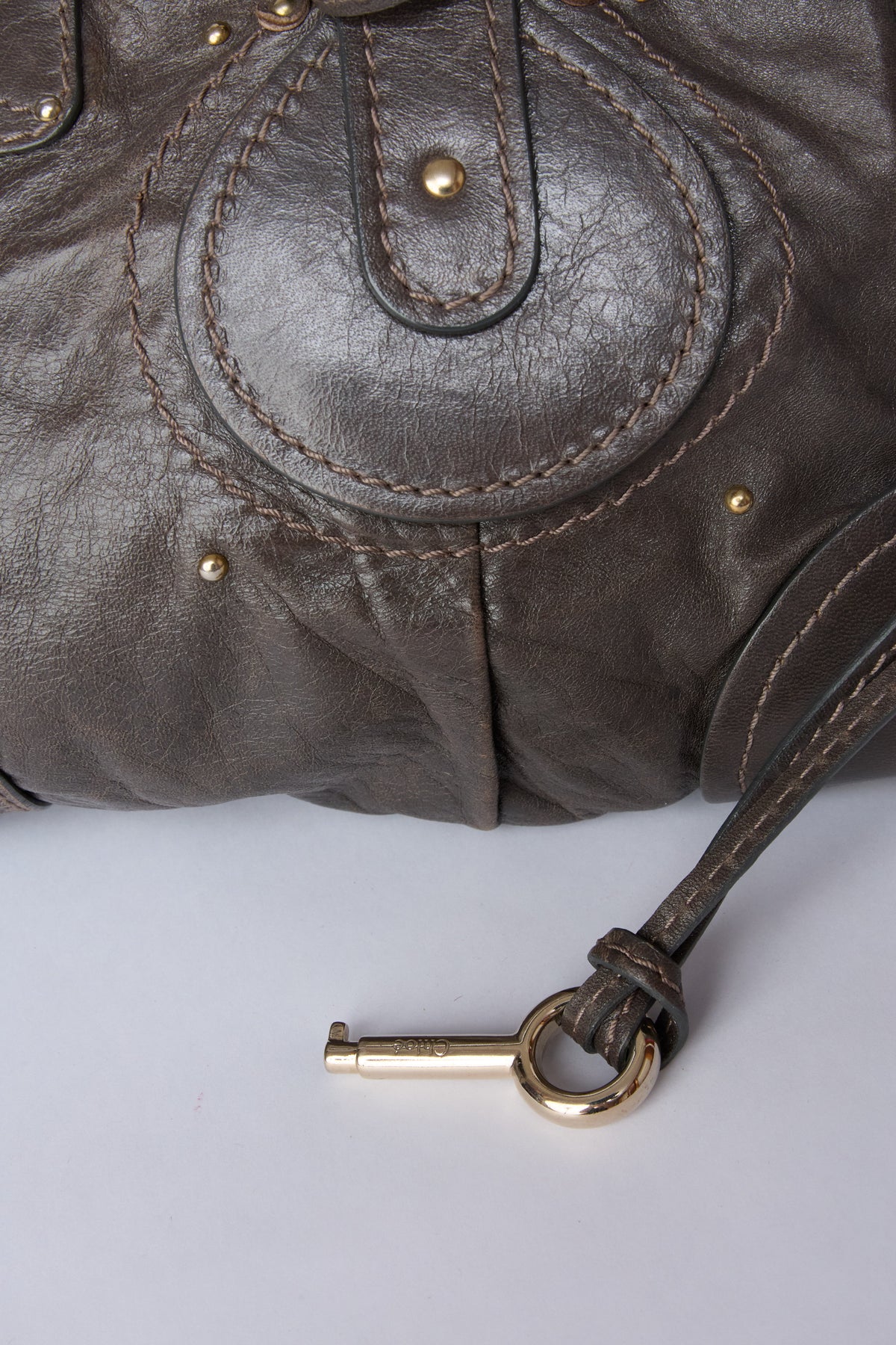 CHLOE MOKA GREY PLEXO PADDINGTON