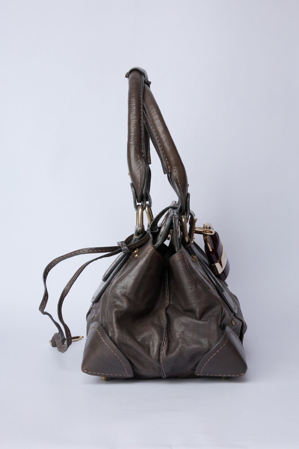 CHLOE MOKA GREY PLEXO PADDINGTON