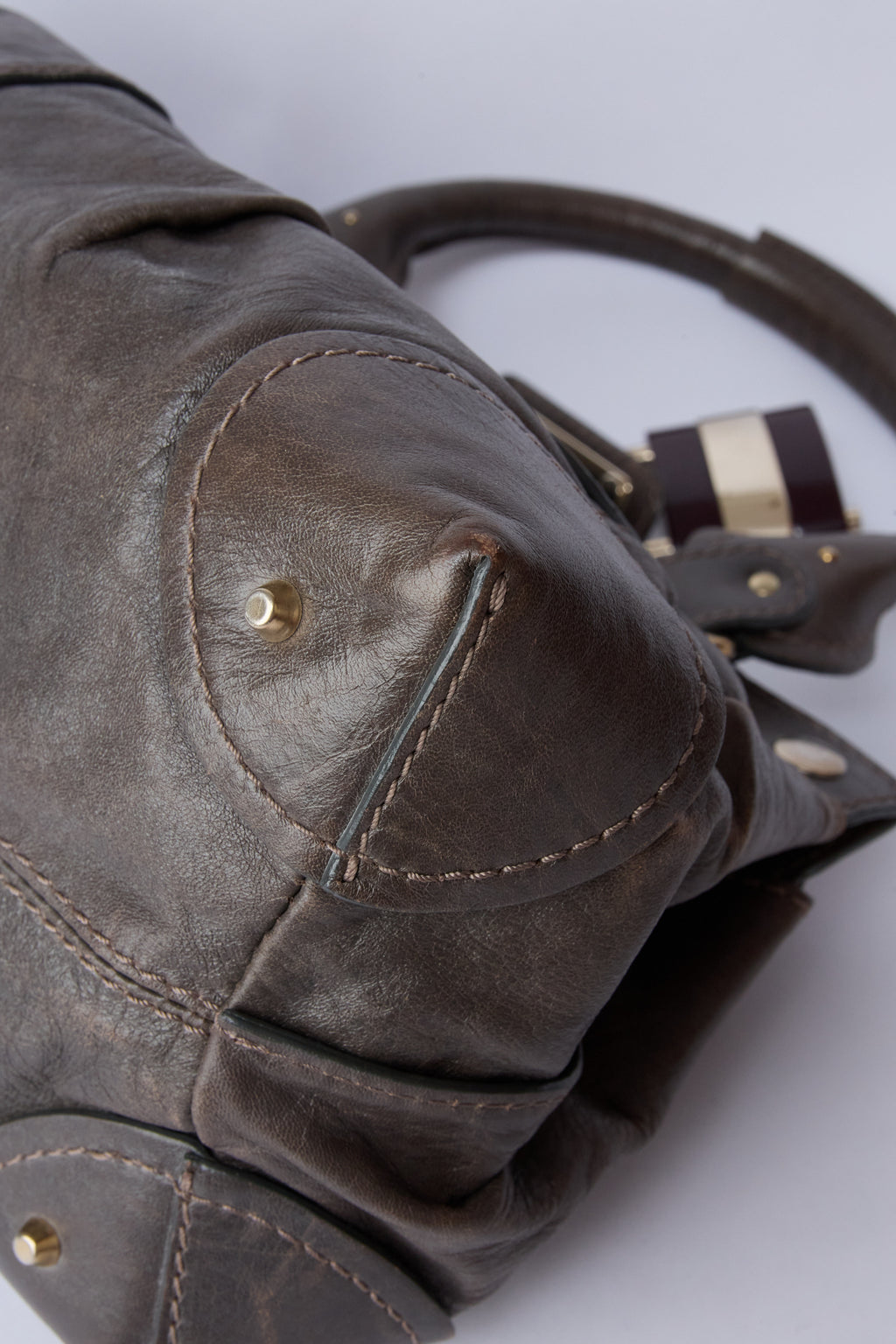 CHLOE MOKA GREY PLEXO PADDINGTON
