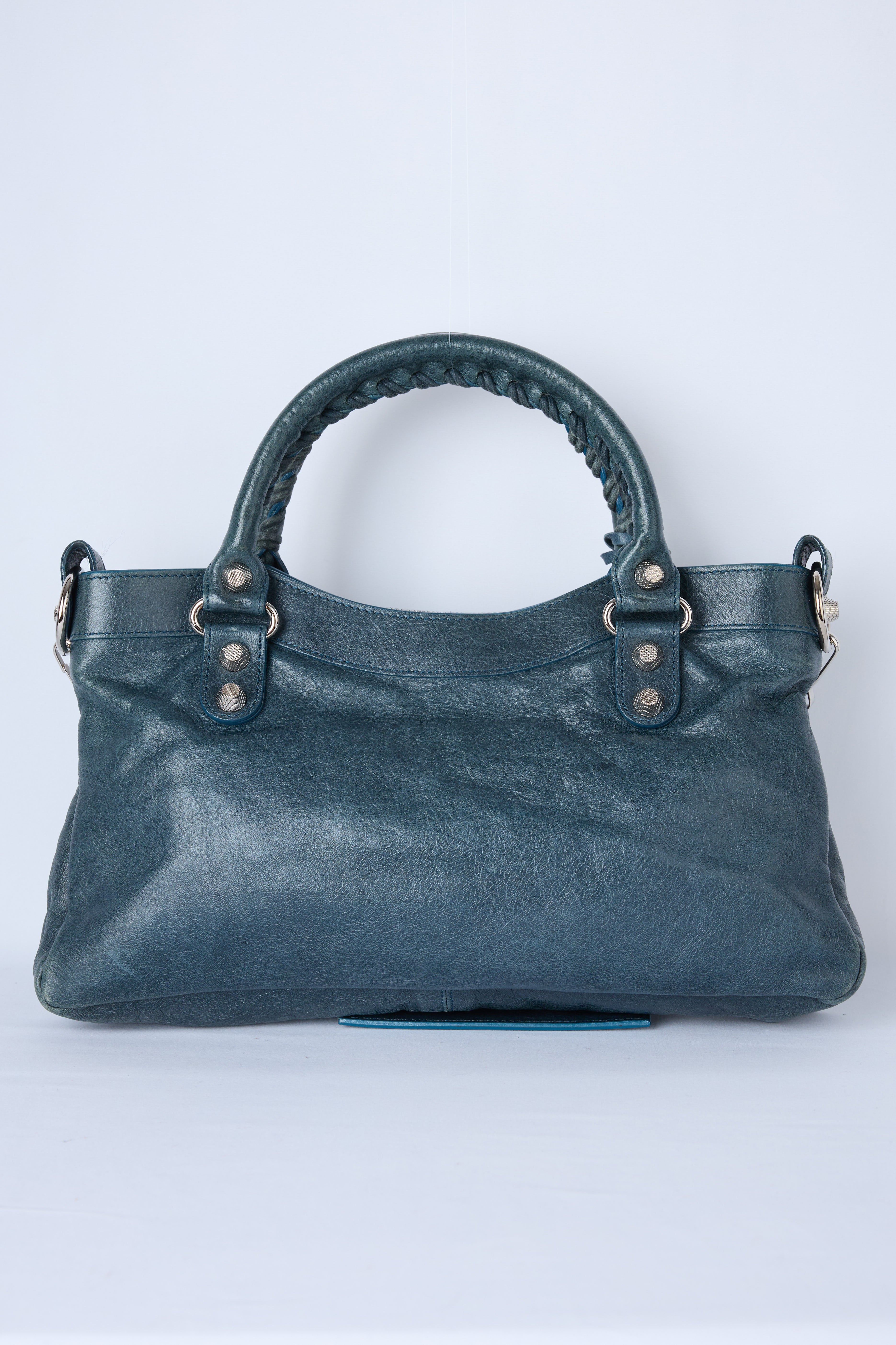 BALENCIAGA TEAL FIRST BAG