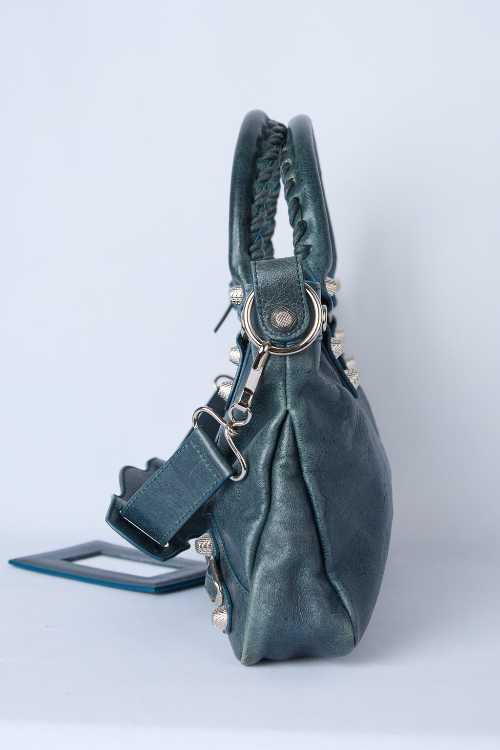 BALENCIAGA TEAL FIRST BAG