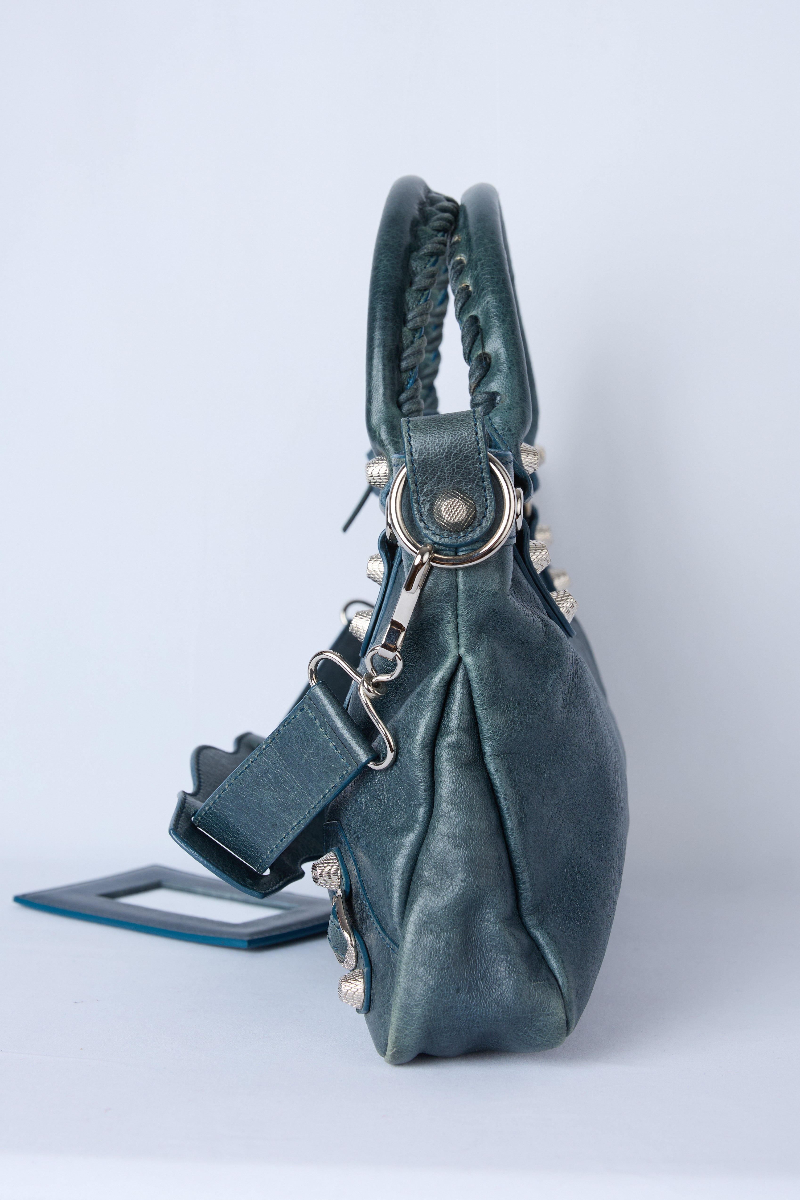 BALENCIAGA TEAL FIRST BAG