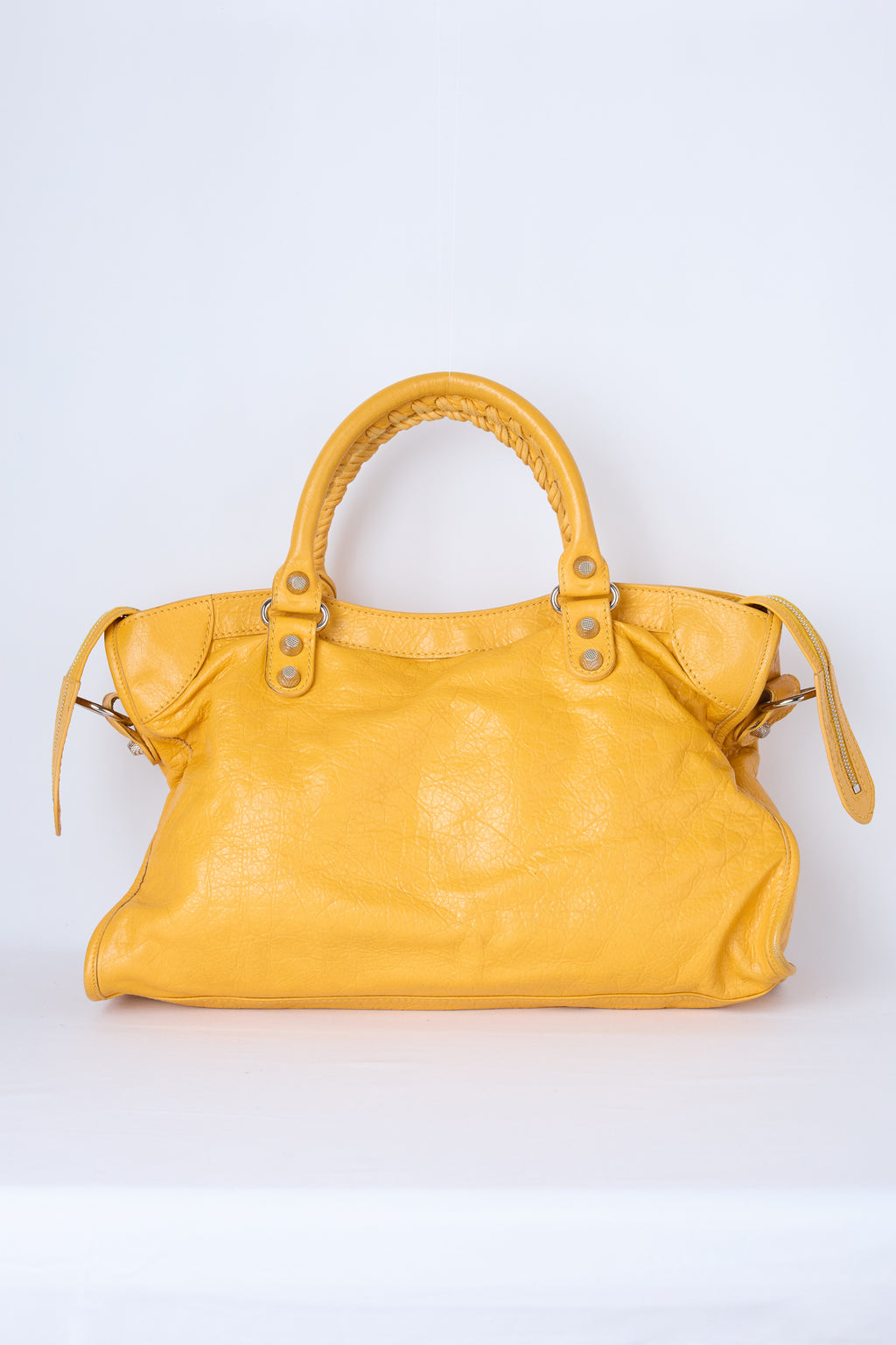 BALENCIAGA YELLOW MEDIUM BAG