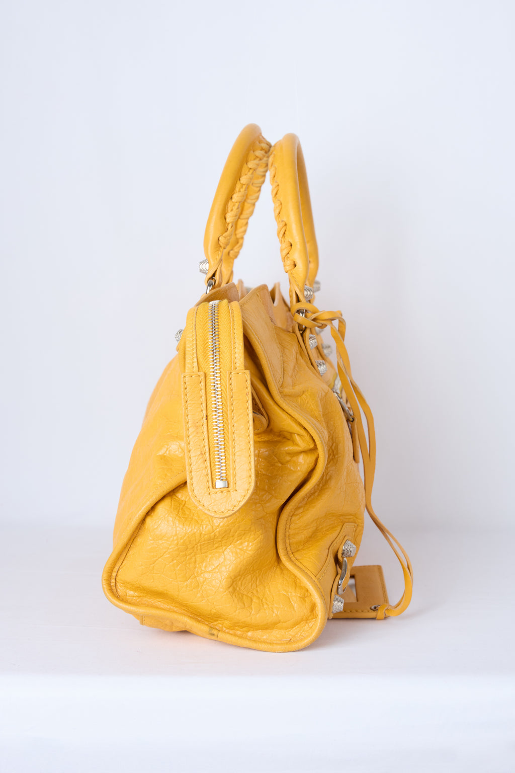 BALENCIAGA YELLOW MEDIUM BAG