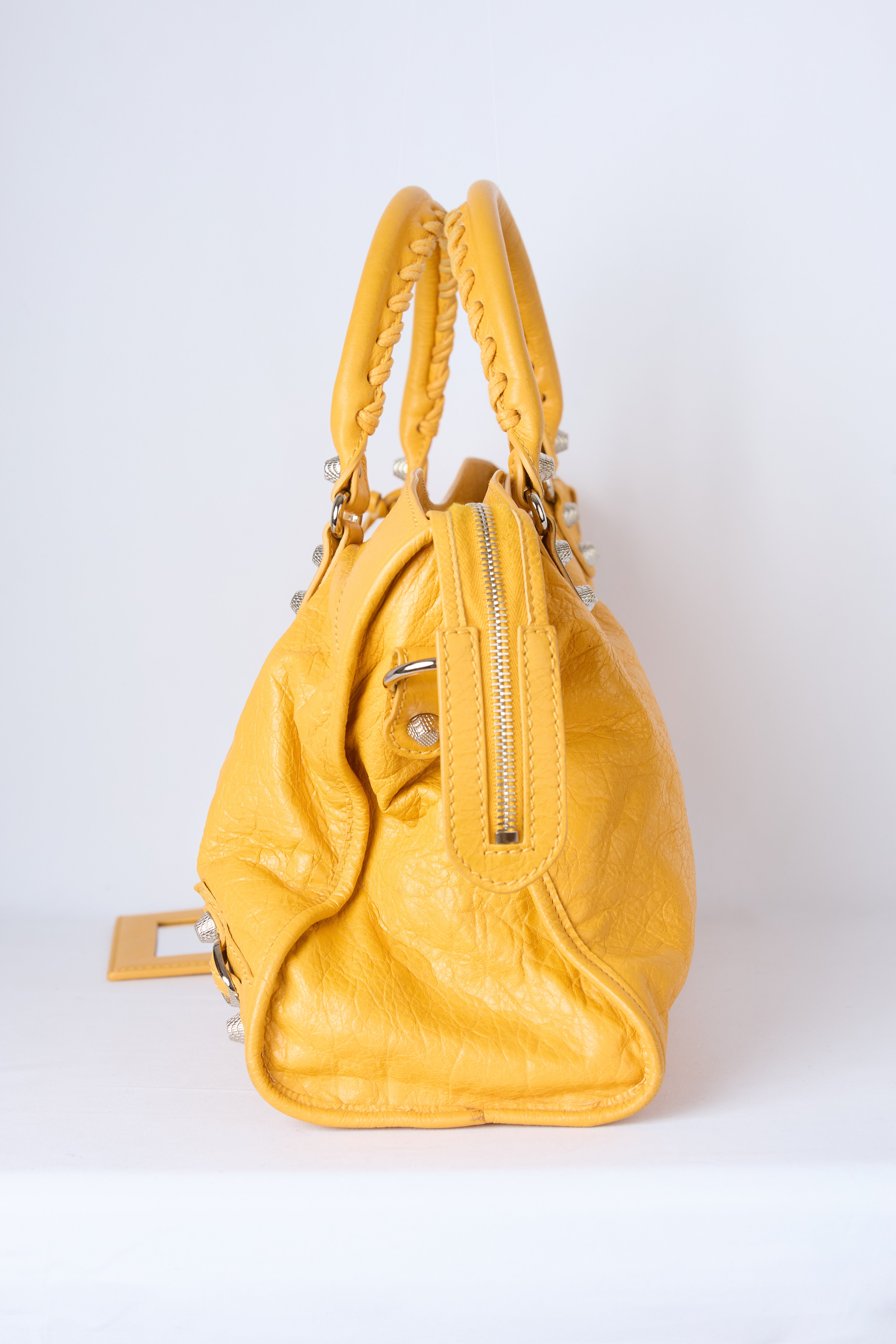 BALENCIAGA YELLOW MEDIUM BAG
