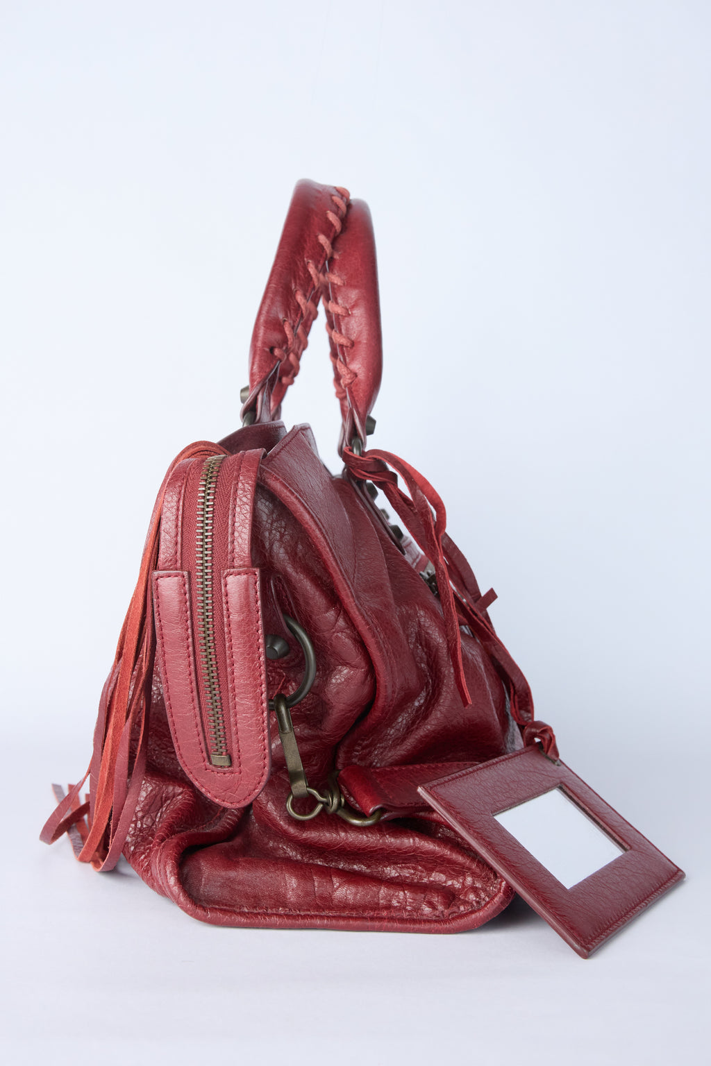 BALENCIAGA RED CITY BAG