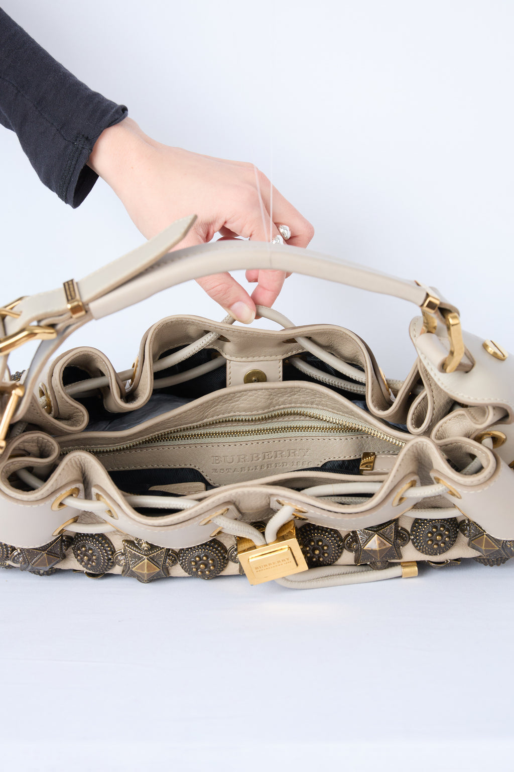 RARE BURBERRY PRORSUM MASON WARRIOR HOBO