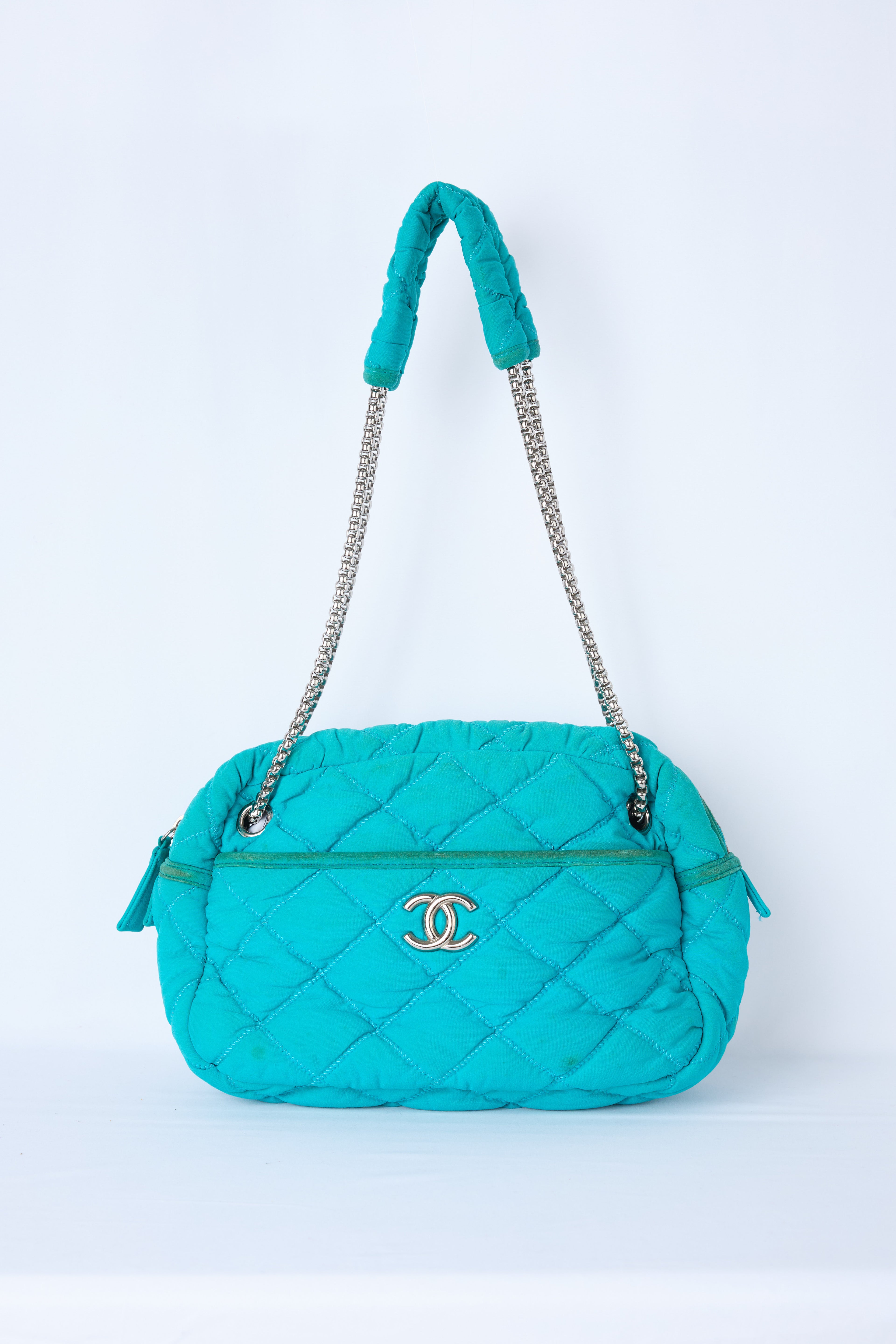 CHANEL BLUE BUBBLE BAG