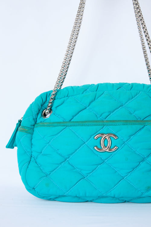 CHANEL BLUE BUBBLE BAG