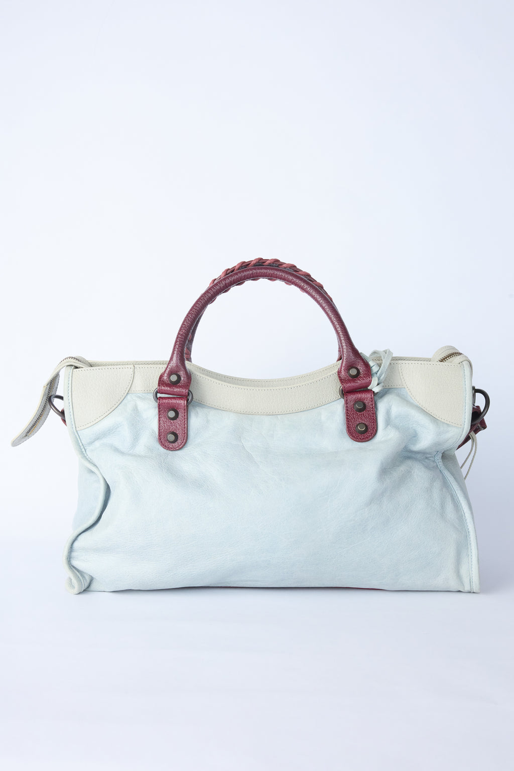 BALENCIAGA MOTORCROSS AGNEAU TRI-COLOR CITY