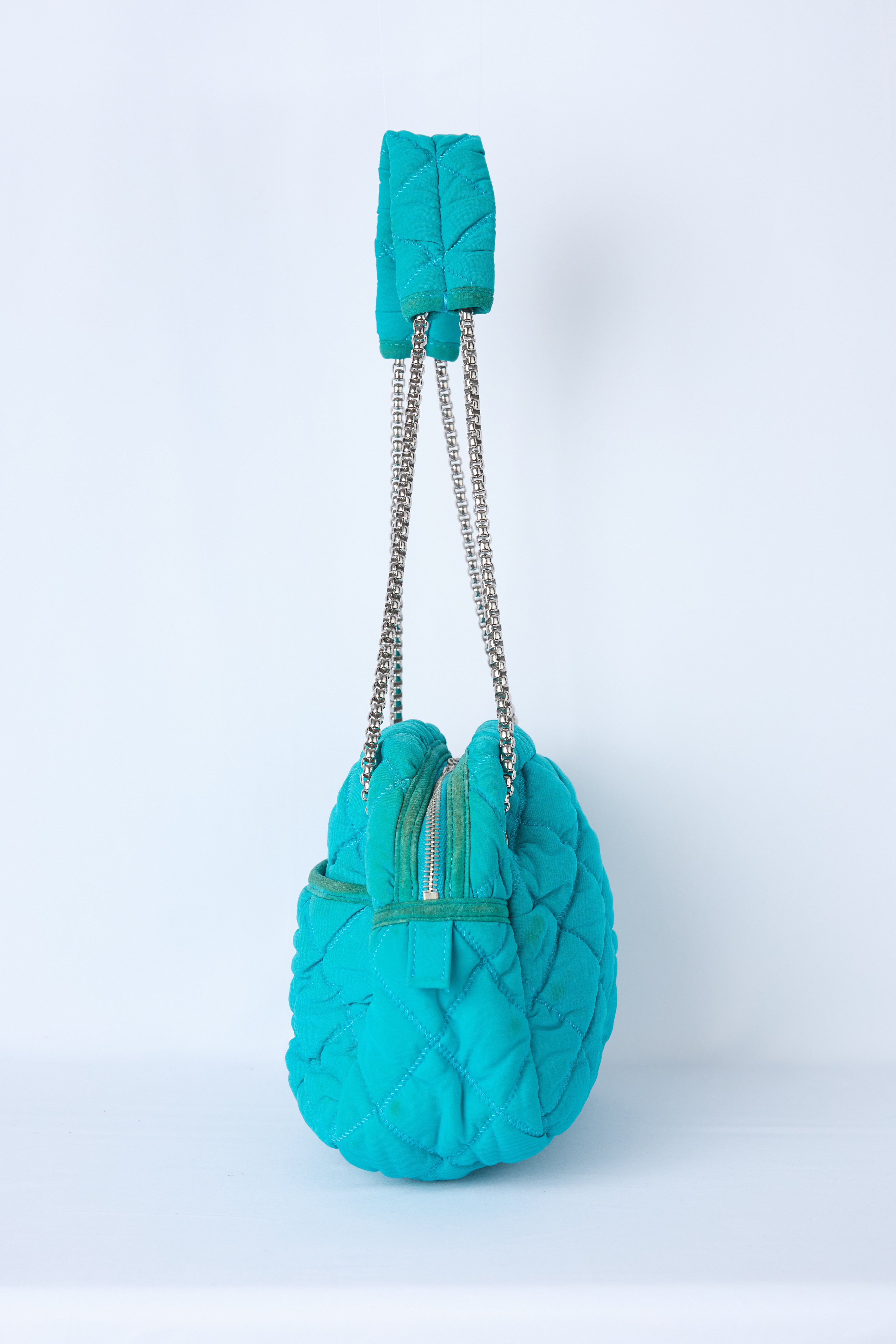 CHANEL BLUE BUBBLE BAG