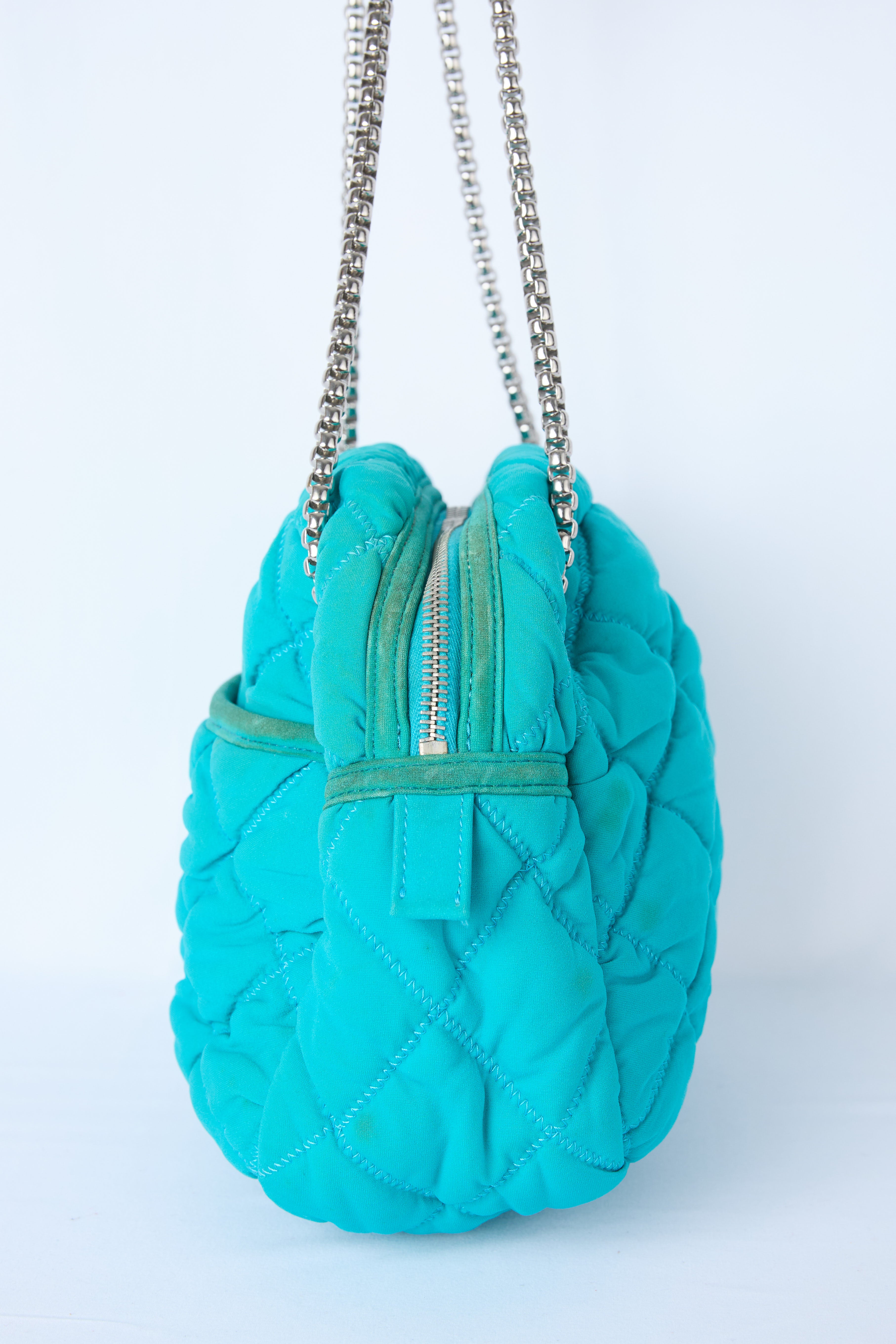 CHANEL BLUE BUBBLE BAG