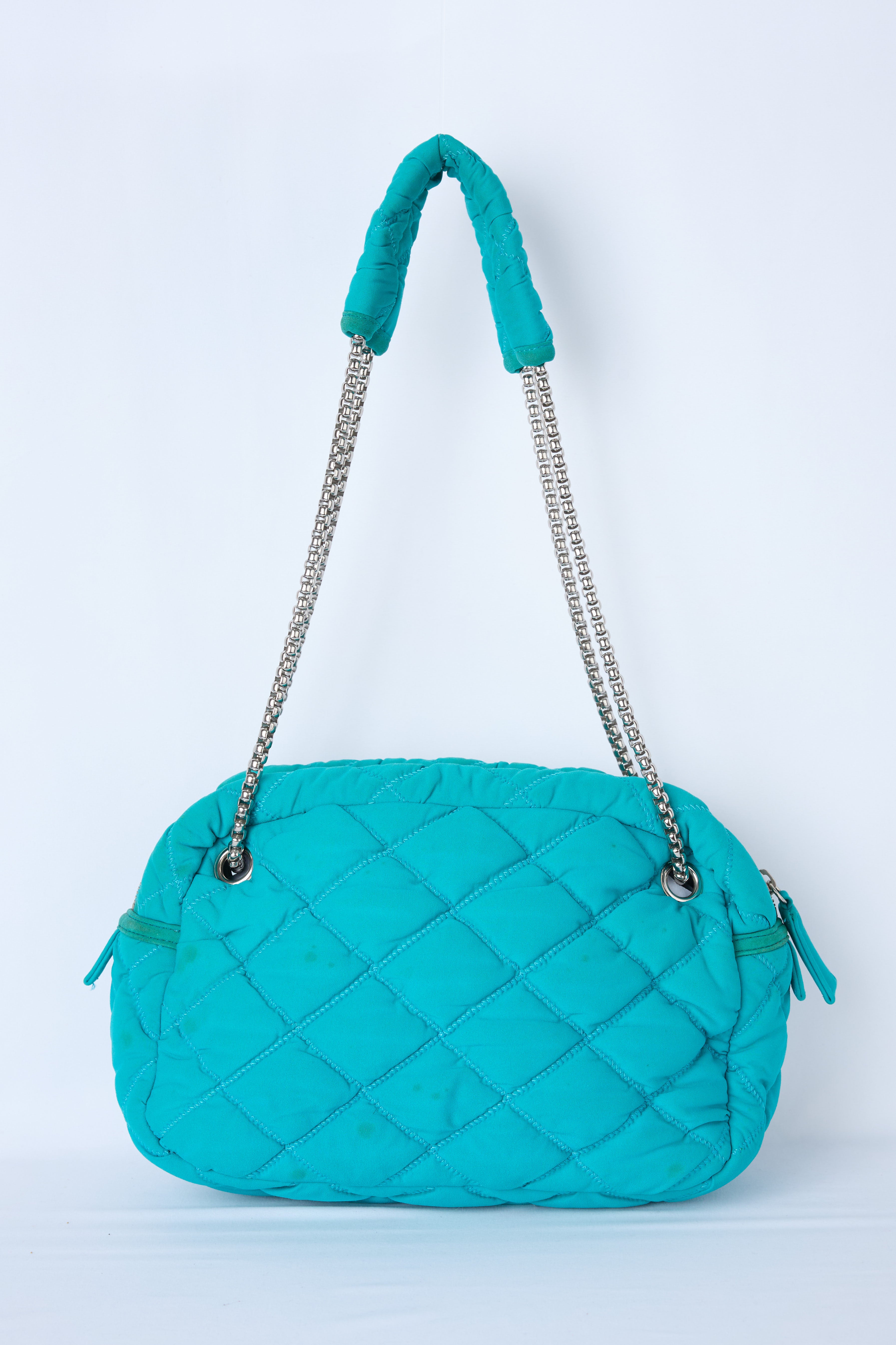 CHANEL BLUE BUBBLE BAG