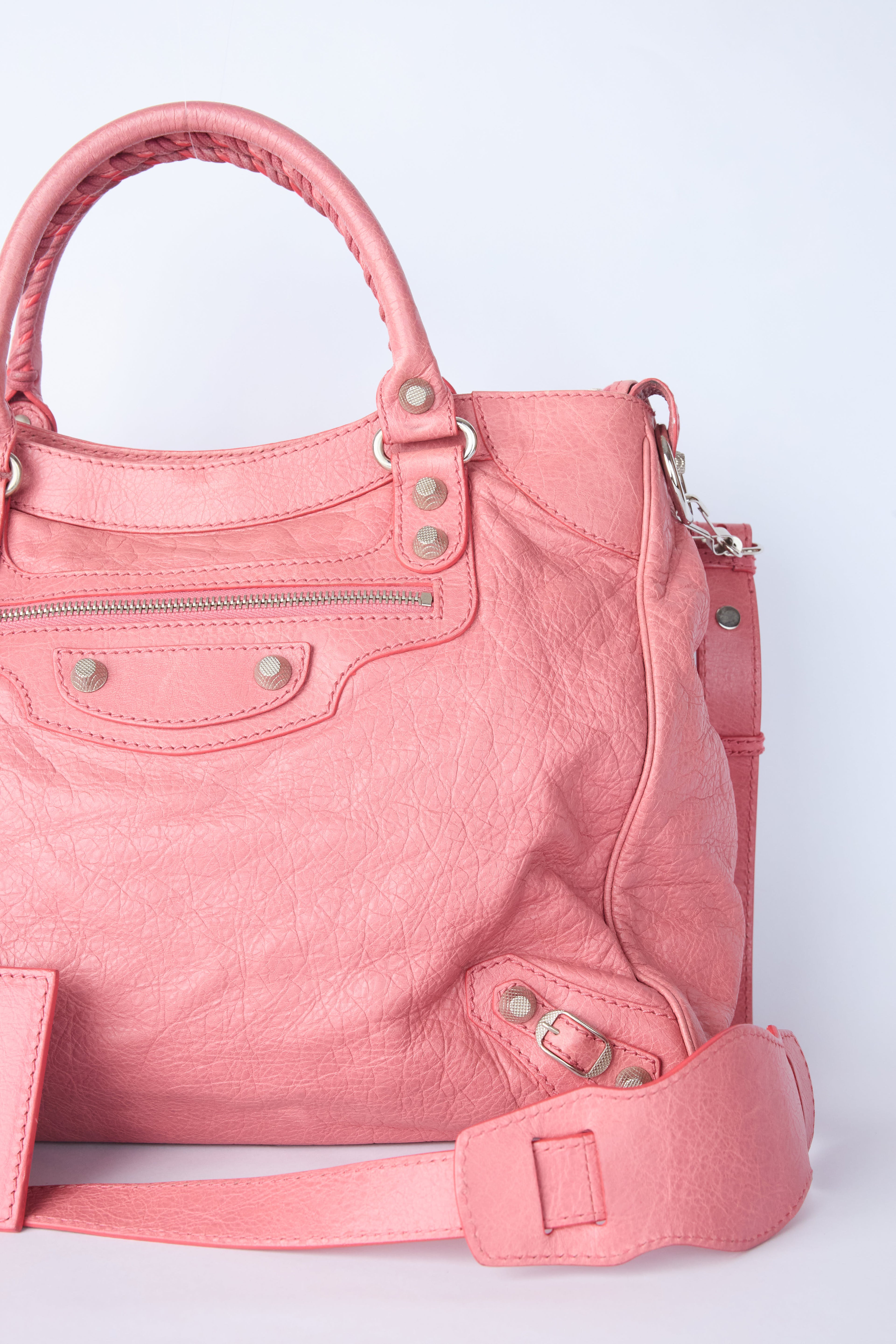 BALENCIAGA PINK MOTORCROSS VELO CITY