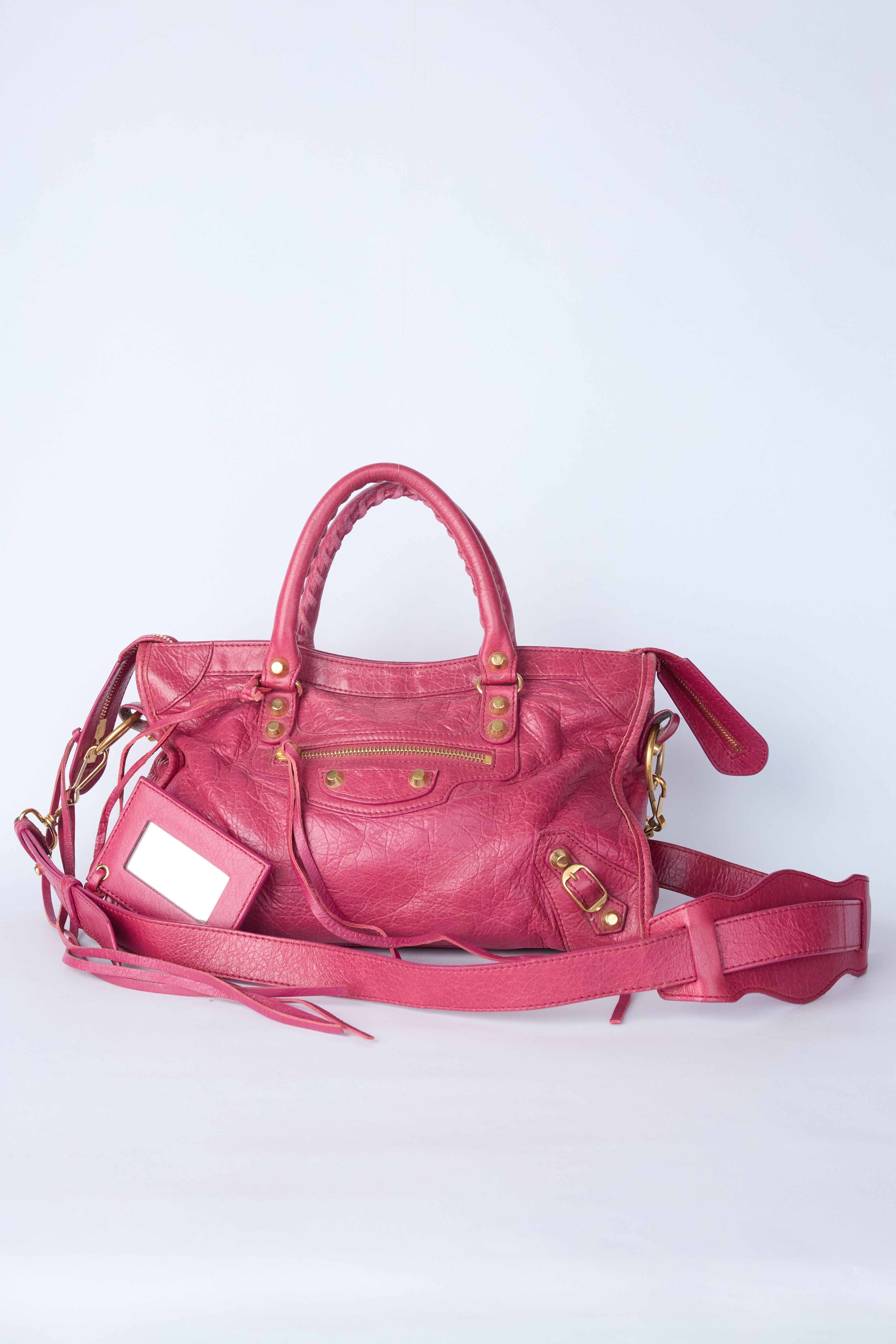BALENCIAGA PINK MINI CITY