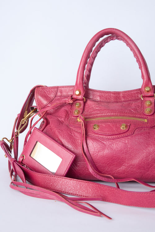 BALENCIAGA PINK MINI CITY