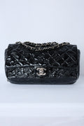 RARE CHANEL LUCKY SYMBOLS PATENT FLAP