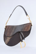 DIOR WATERCOLOR PRINTED NYLON SADDLE