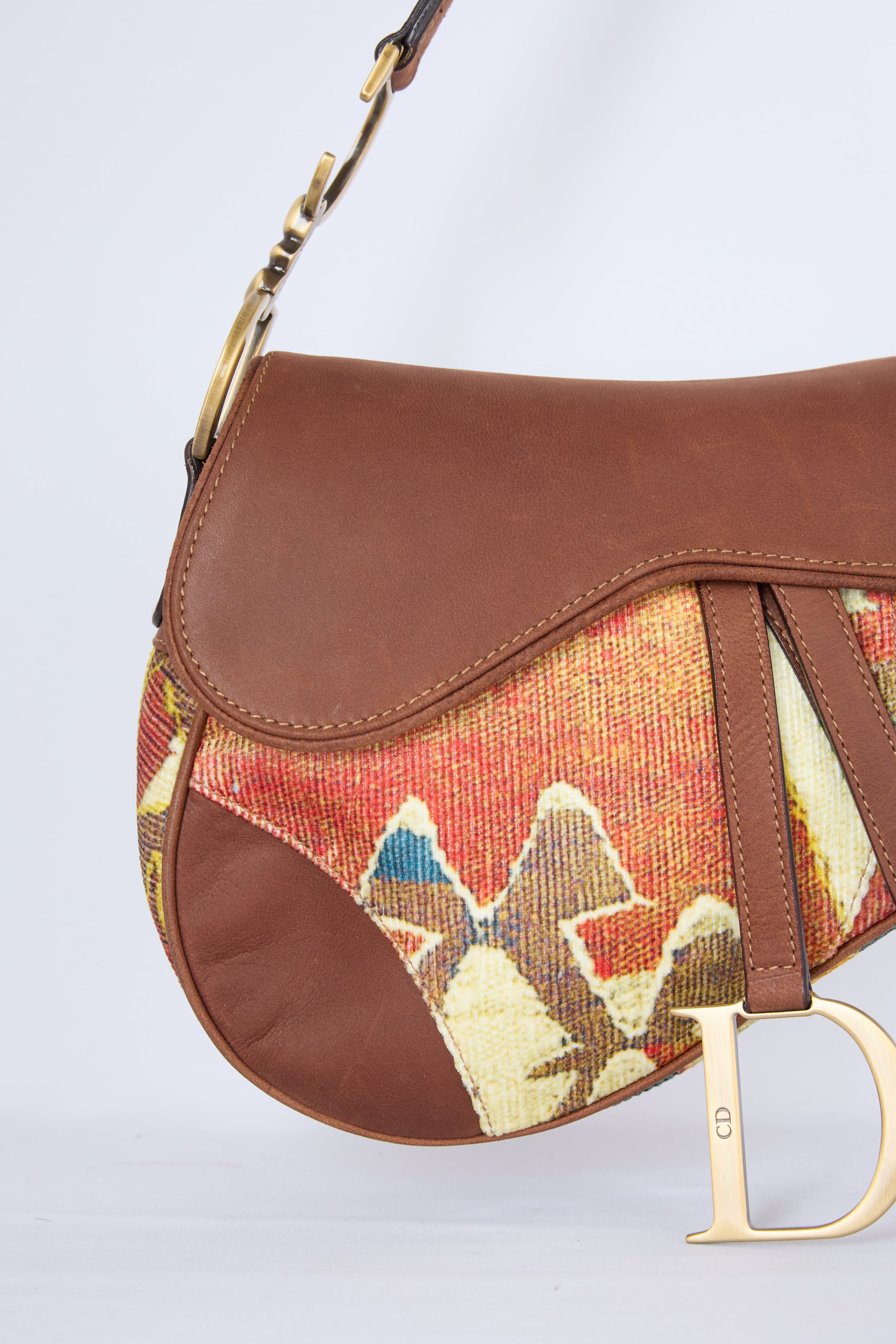 RARE DIOR IMPRESSION KILIM SADDLE