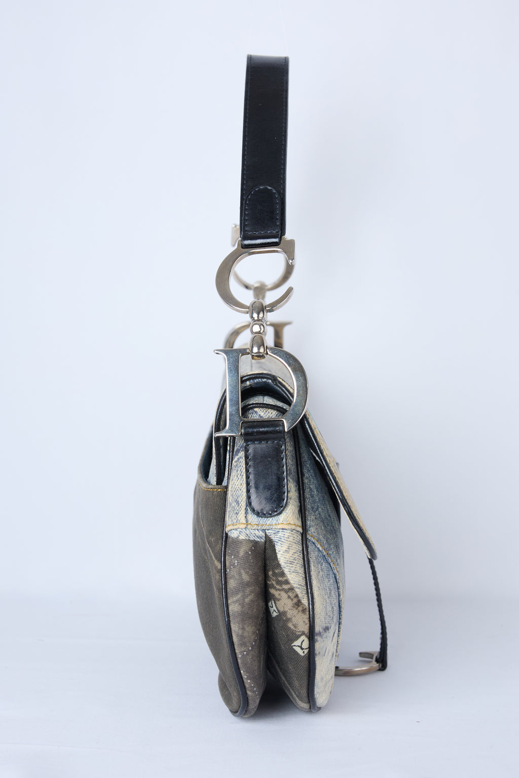 DIOR SPEEDWAY DENIM DOUBLE SADDLE