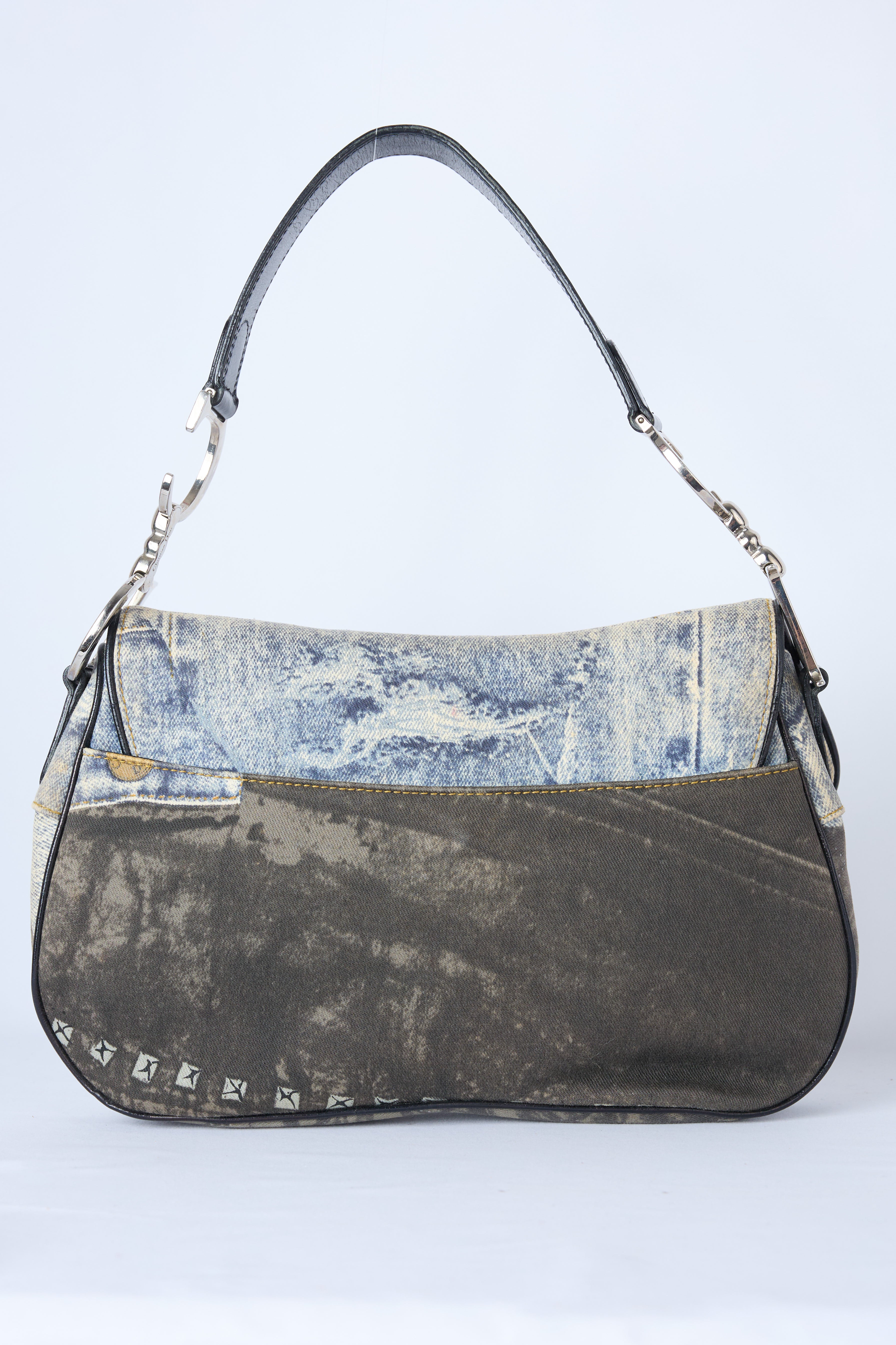 DIOR SPEEDWAY DENIM DOUBLE SADDLE