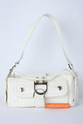DIOR WHITE FLIGHT BAG
