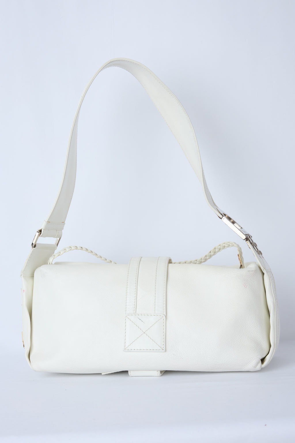 DIOR WHITE FLIGHT BAG
