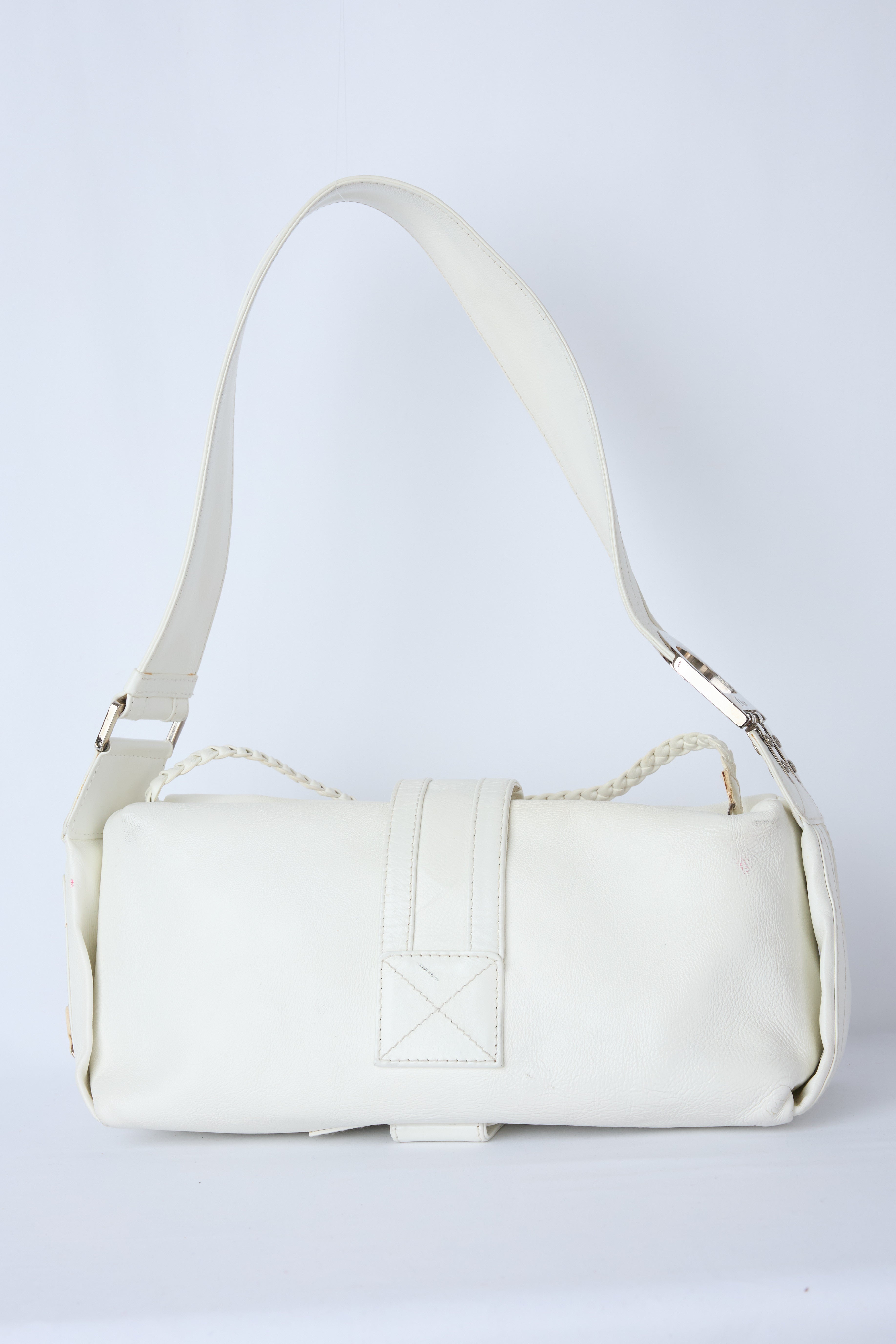 DIOR WHITE FLIGHT BAG