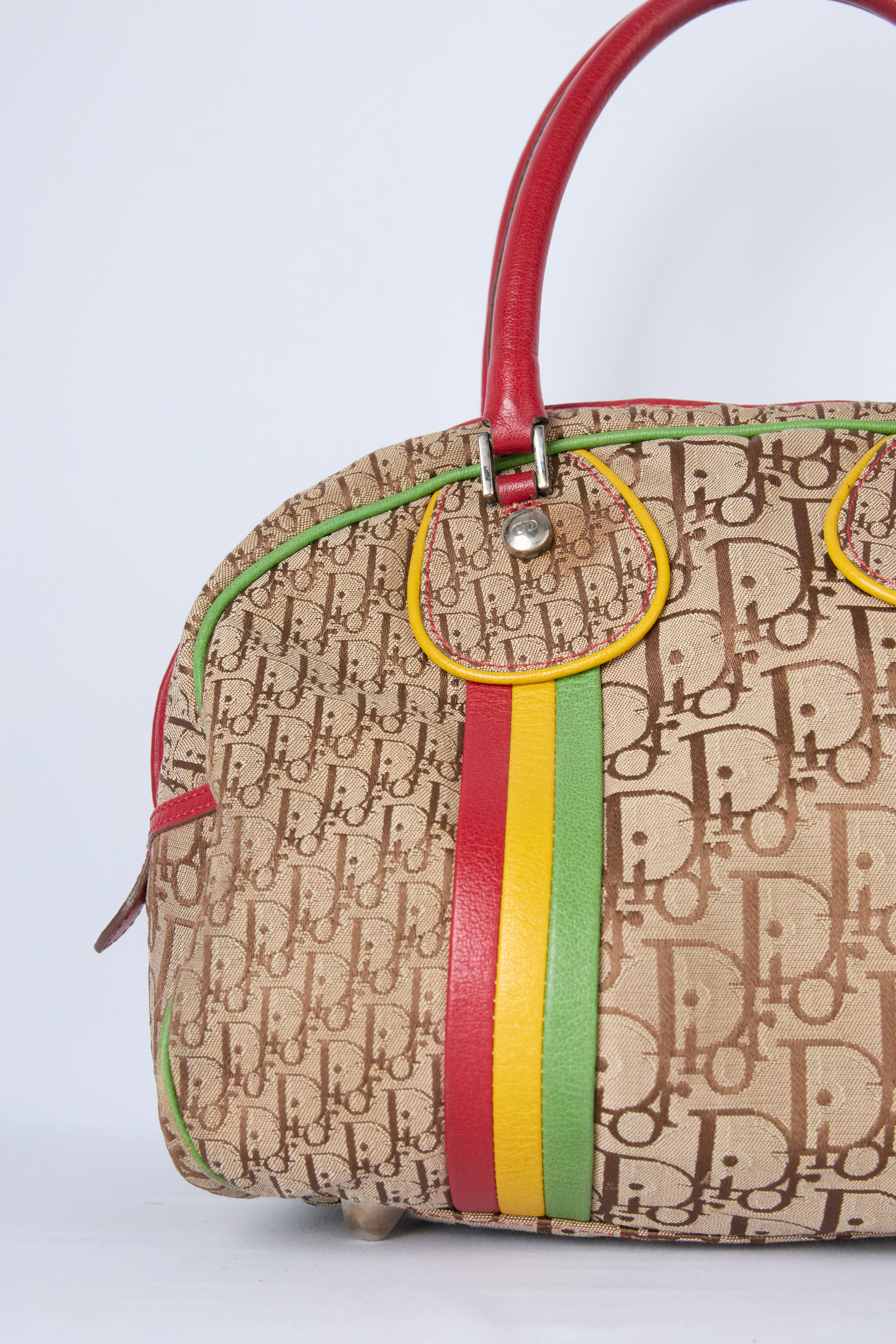 DIOR RASTA TROTTER MONOGRAM BOWLER