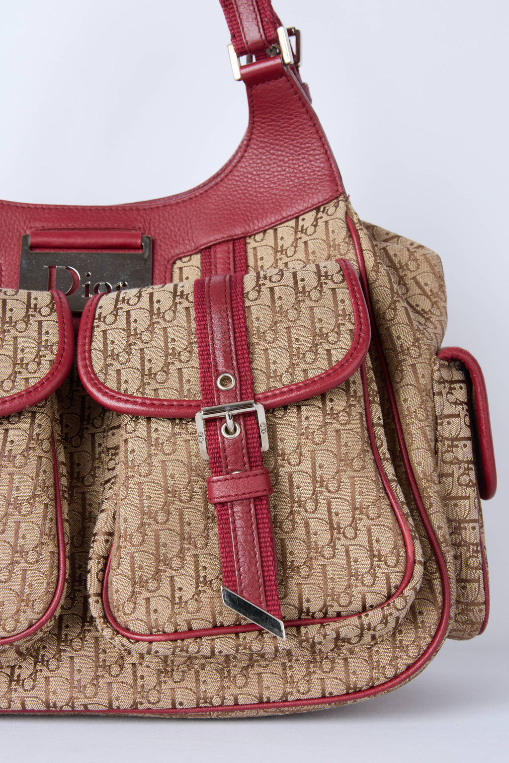 DIOR DIORISSIMO CANVAS MULTIPOCKET STREET CHIC HOBO
