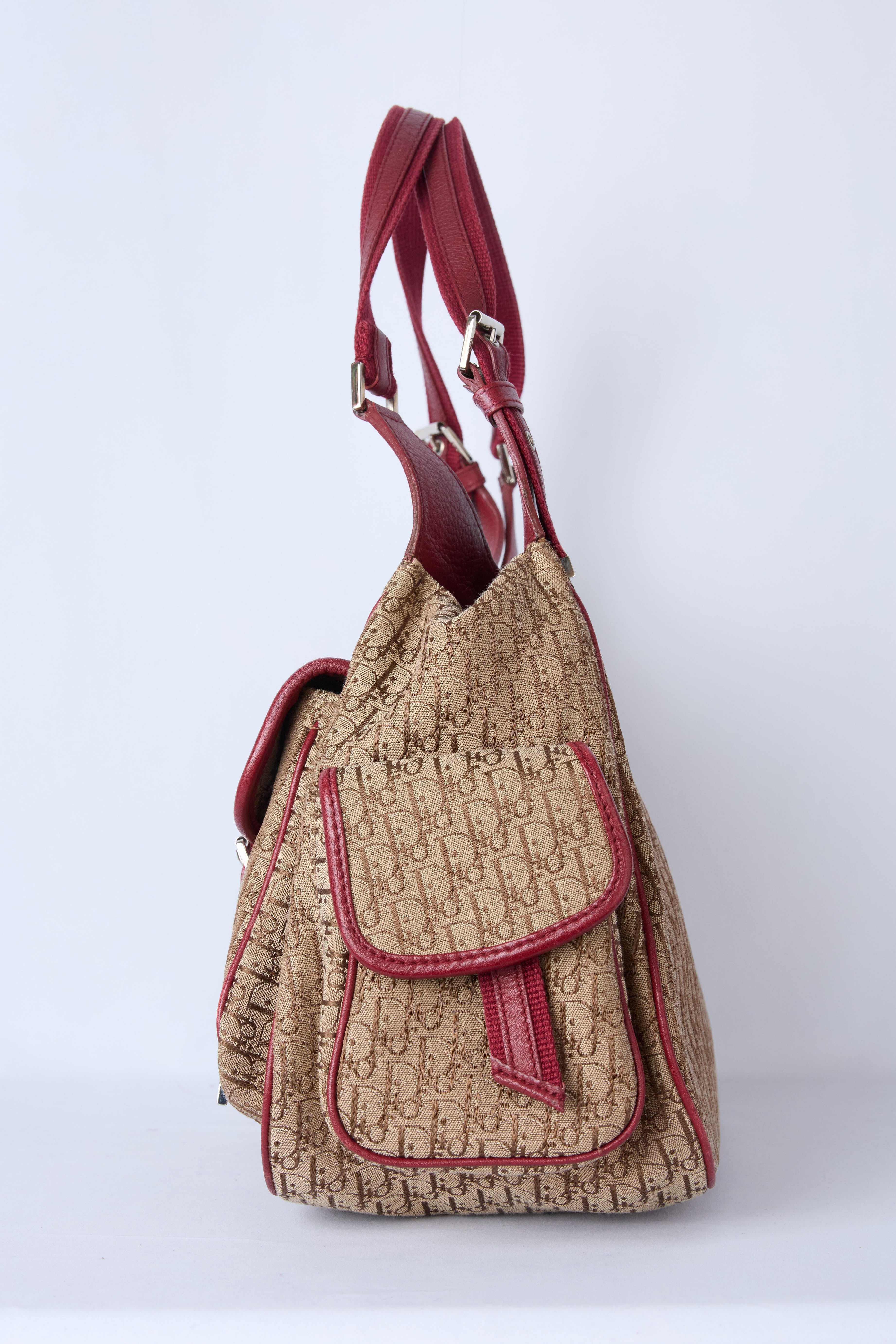 DIOR DIORISSIMO CANVAS MULTIPOCKET STREET CHIC HOBO