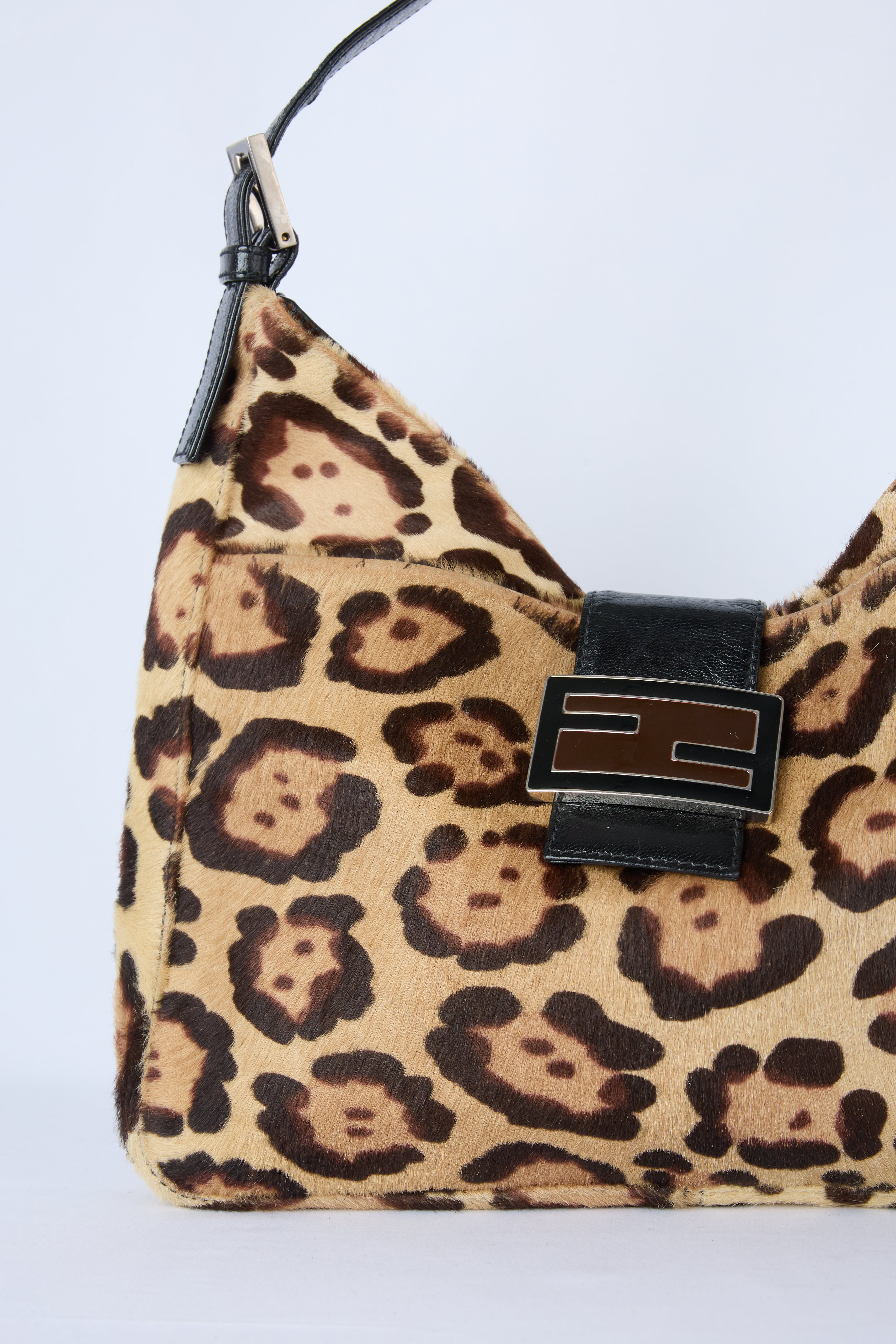 FENDI LEOPARD MAMMA BAGUETTE