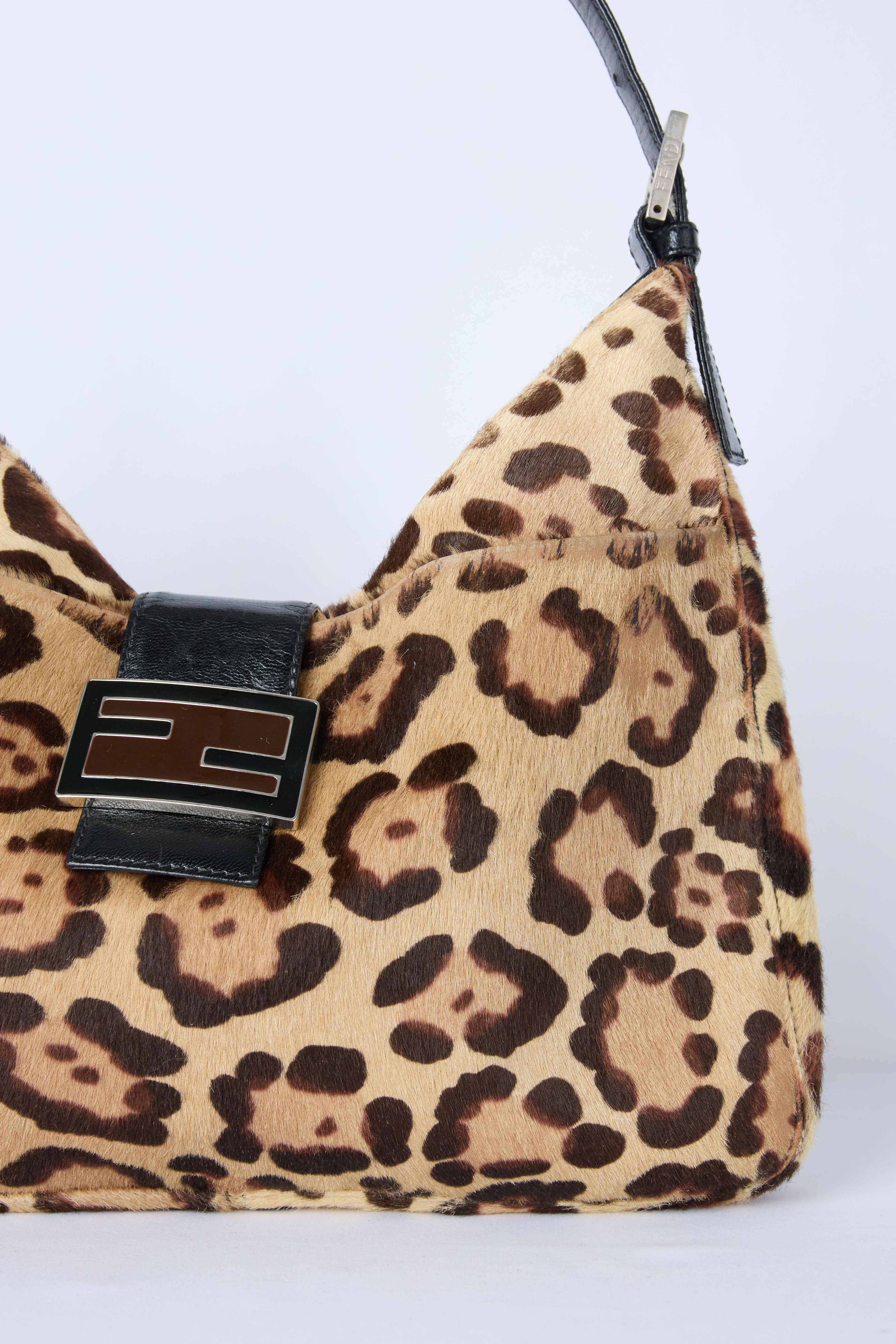 FENDI LEOPARD MAMMA BAGUETTE