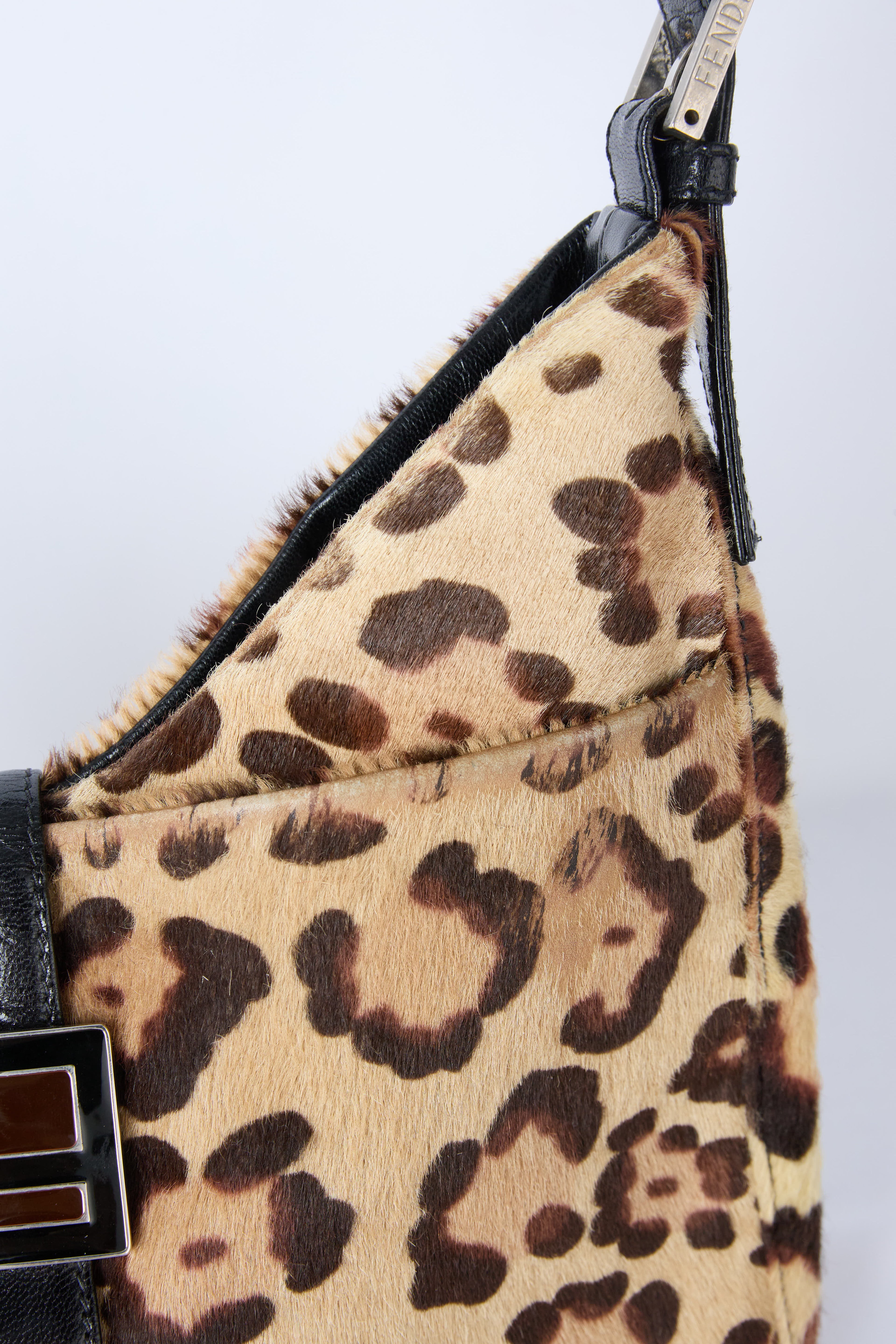 FENDI LEOPARD MAMMA BAGUETTE