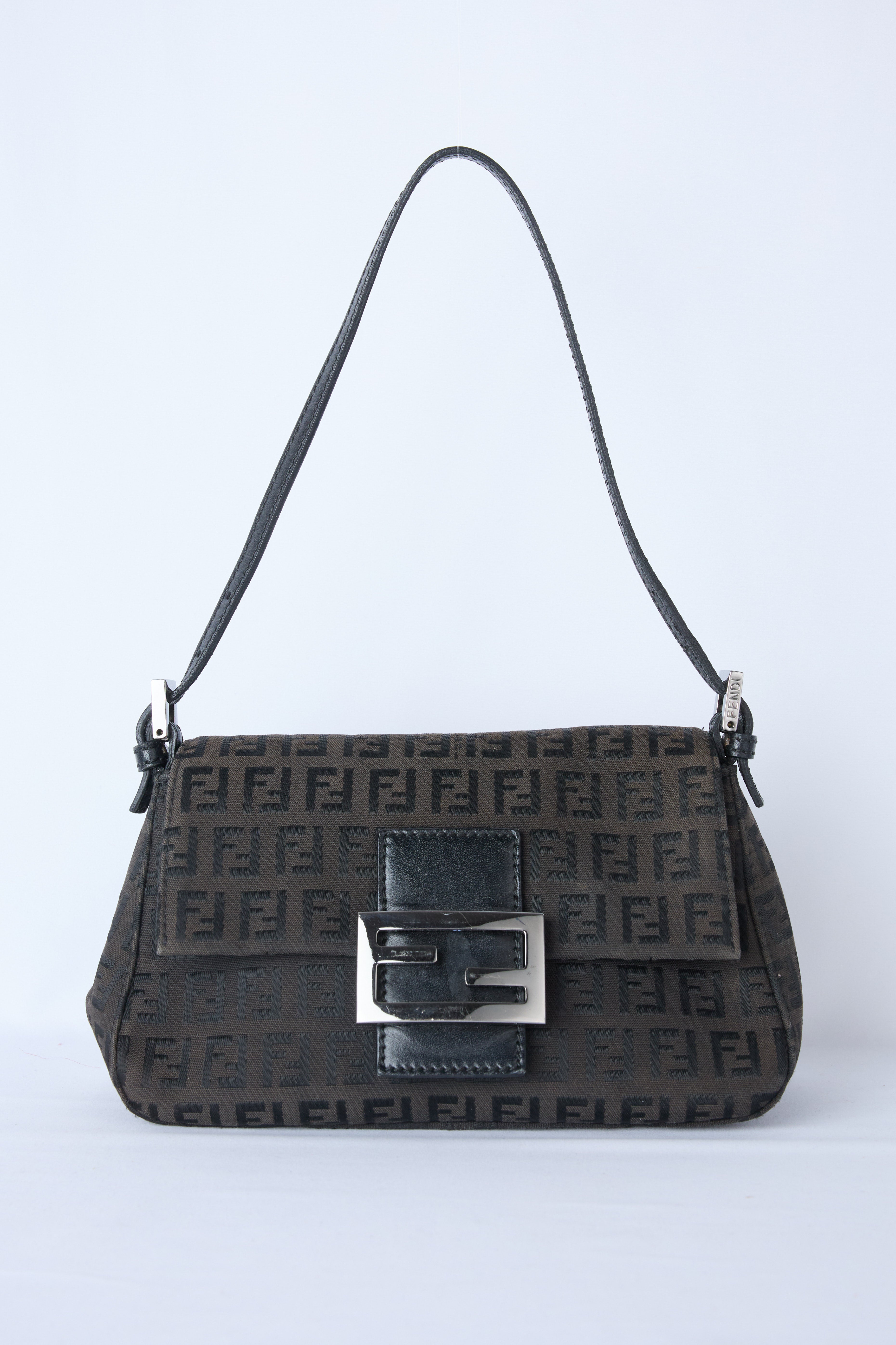 FENDI ZUCCHINO MINI MAMMA BAGUETTE