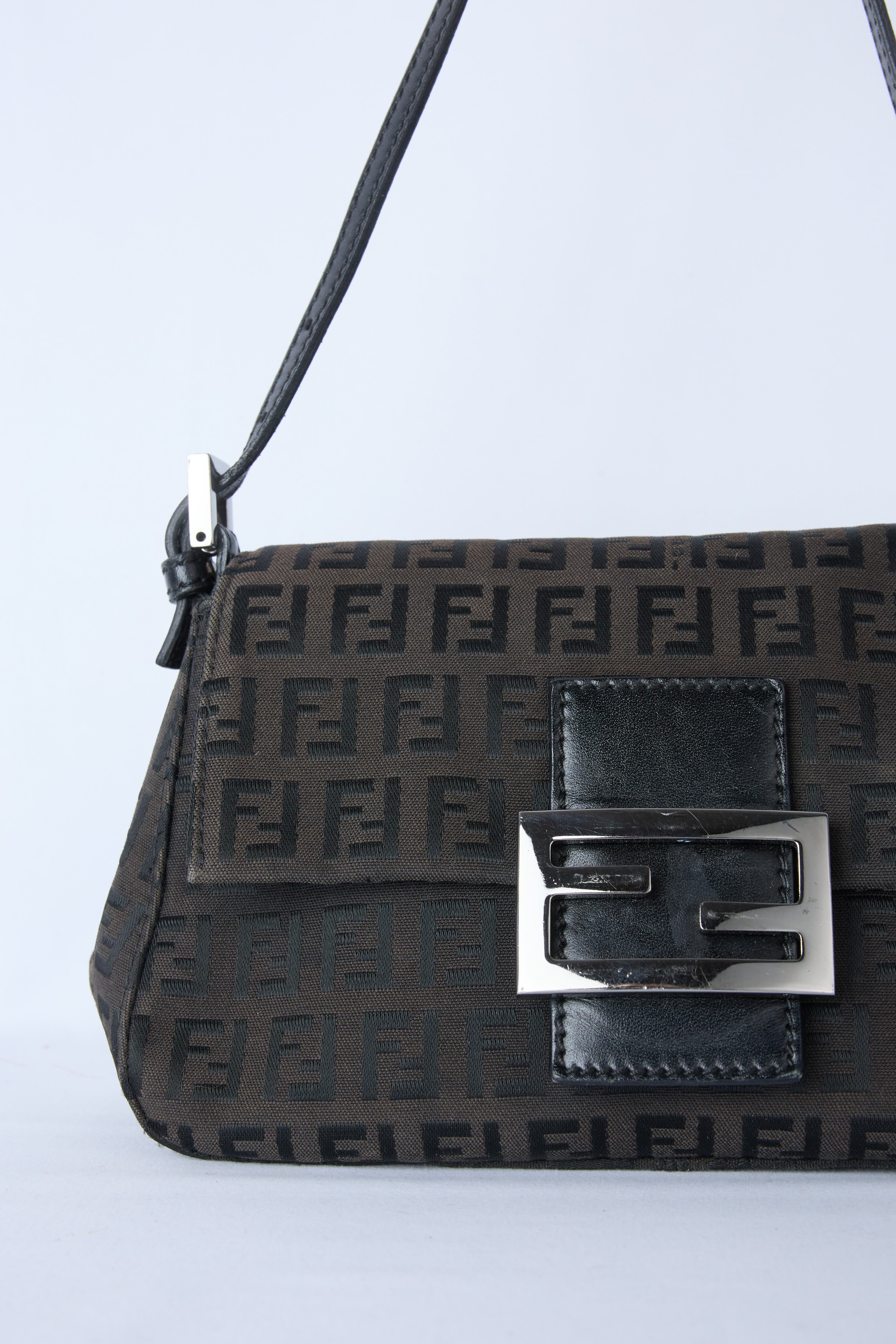 FENDI ZUCCHINO MINI MAMMA BAGUETTE
