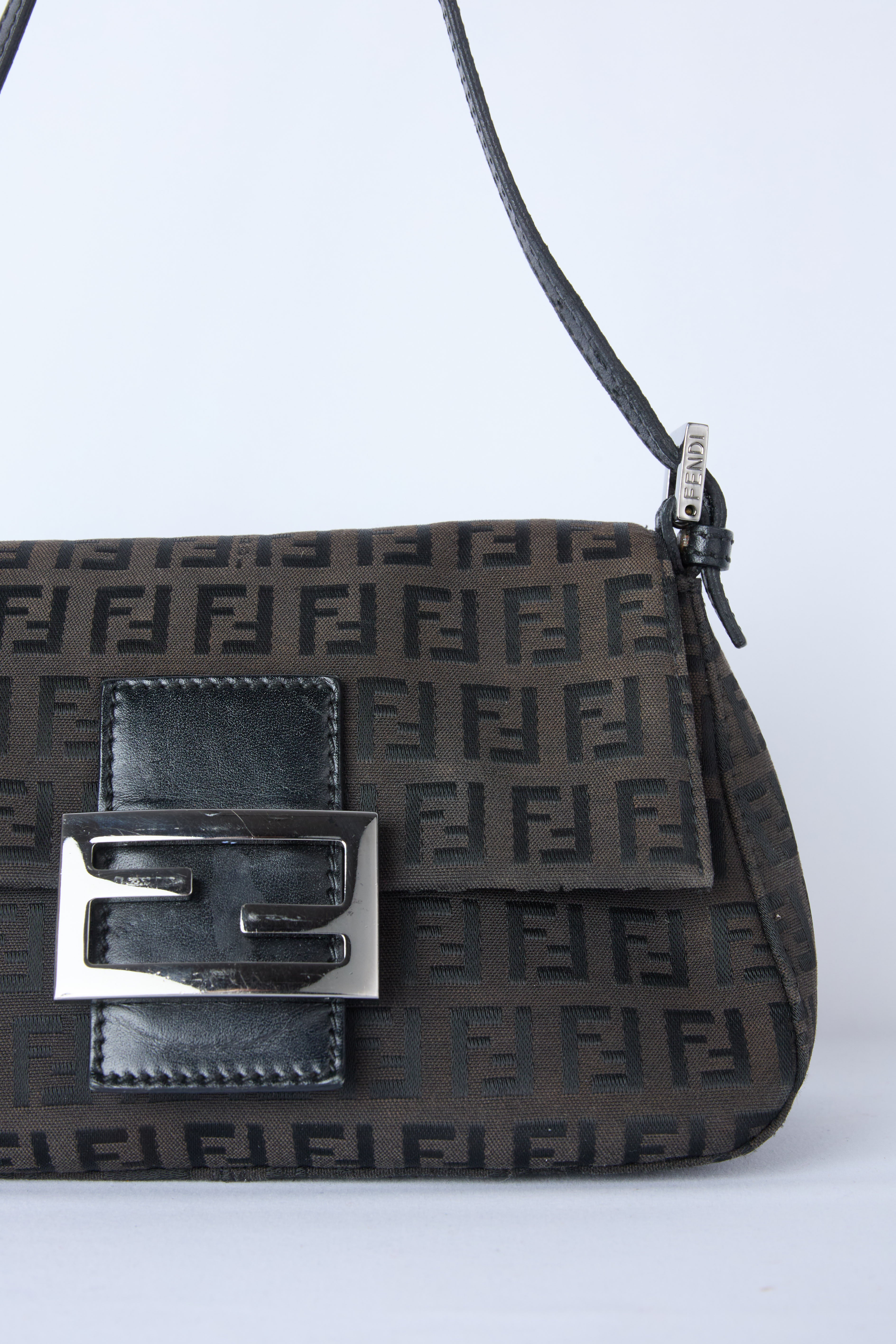 FENDI ZUCCHINO MINI MAMMA BAGUETTE