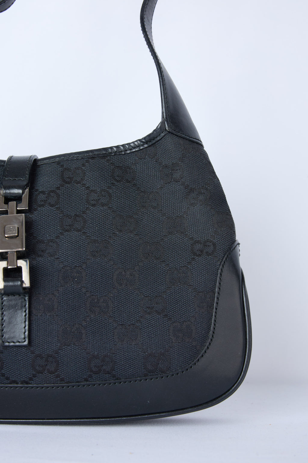 GUCCI BLACK JACKIE SHOULDER BAG