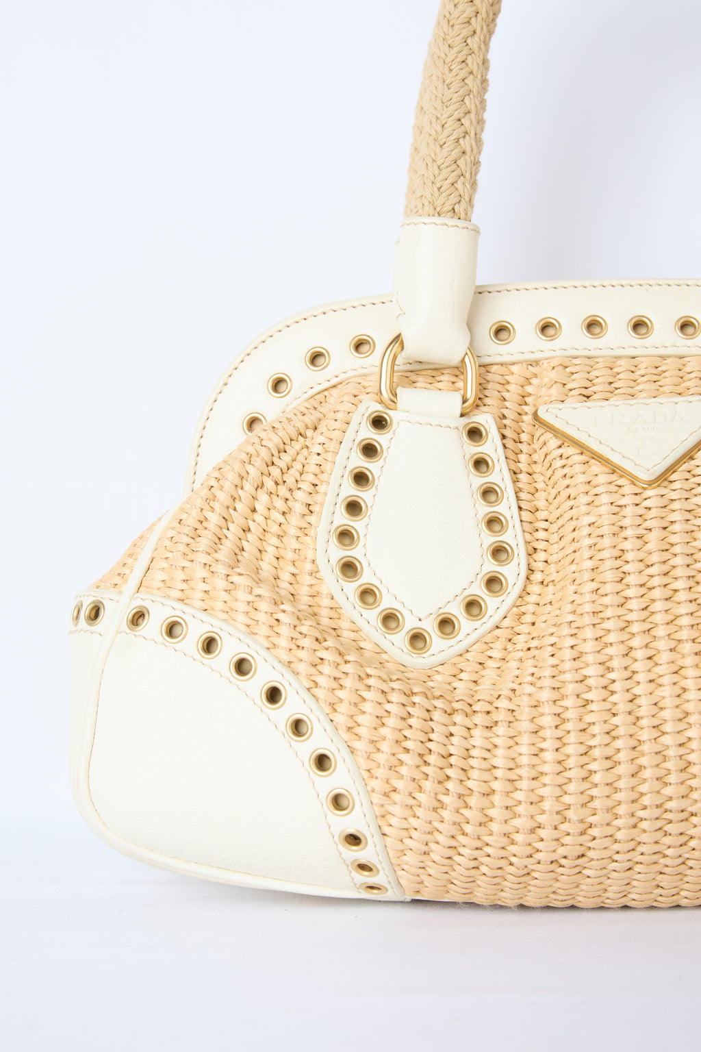 PRADA PAGLIA & VITELLO FRAME DAINO