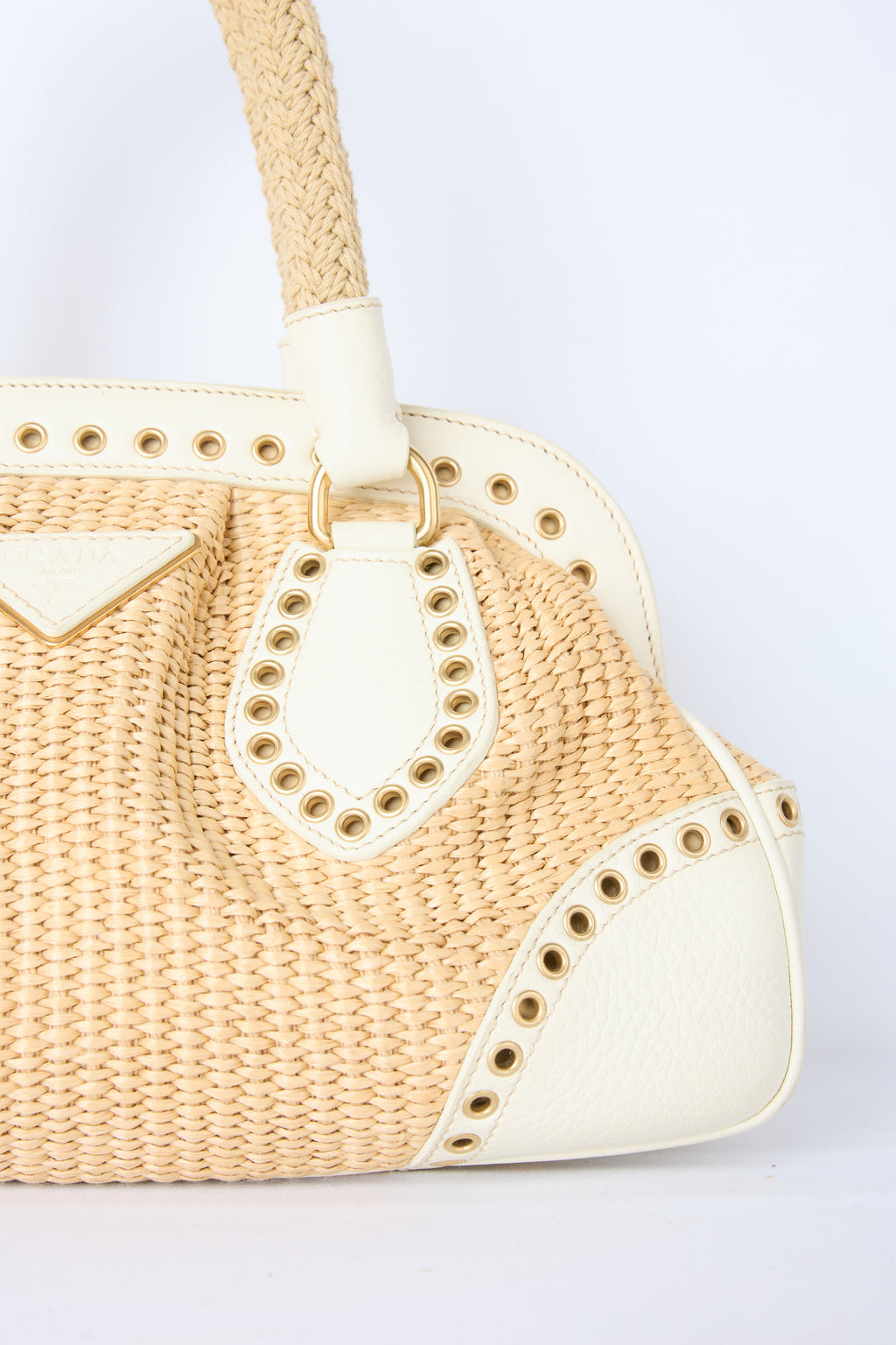 PRADA PAGLIA & VITELLO FRAME DAINO