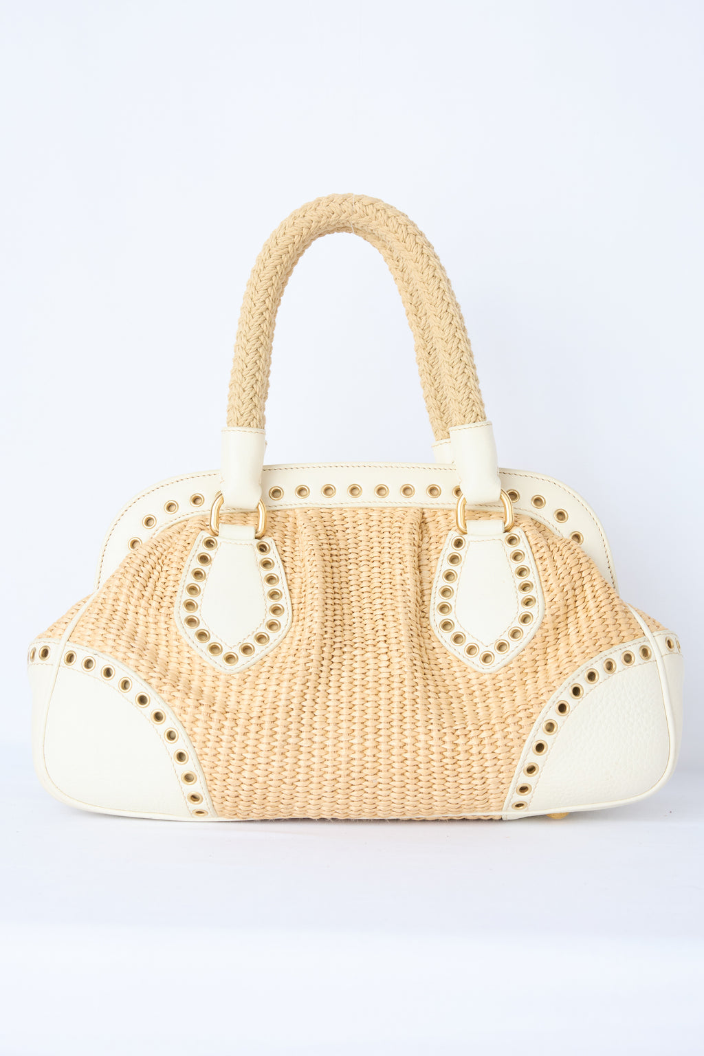 PRADA PAGLIA & VITELLO FRAME DAINO