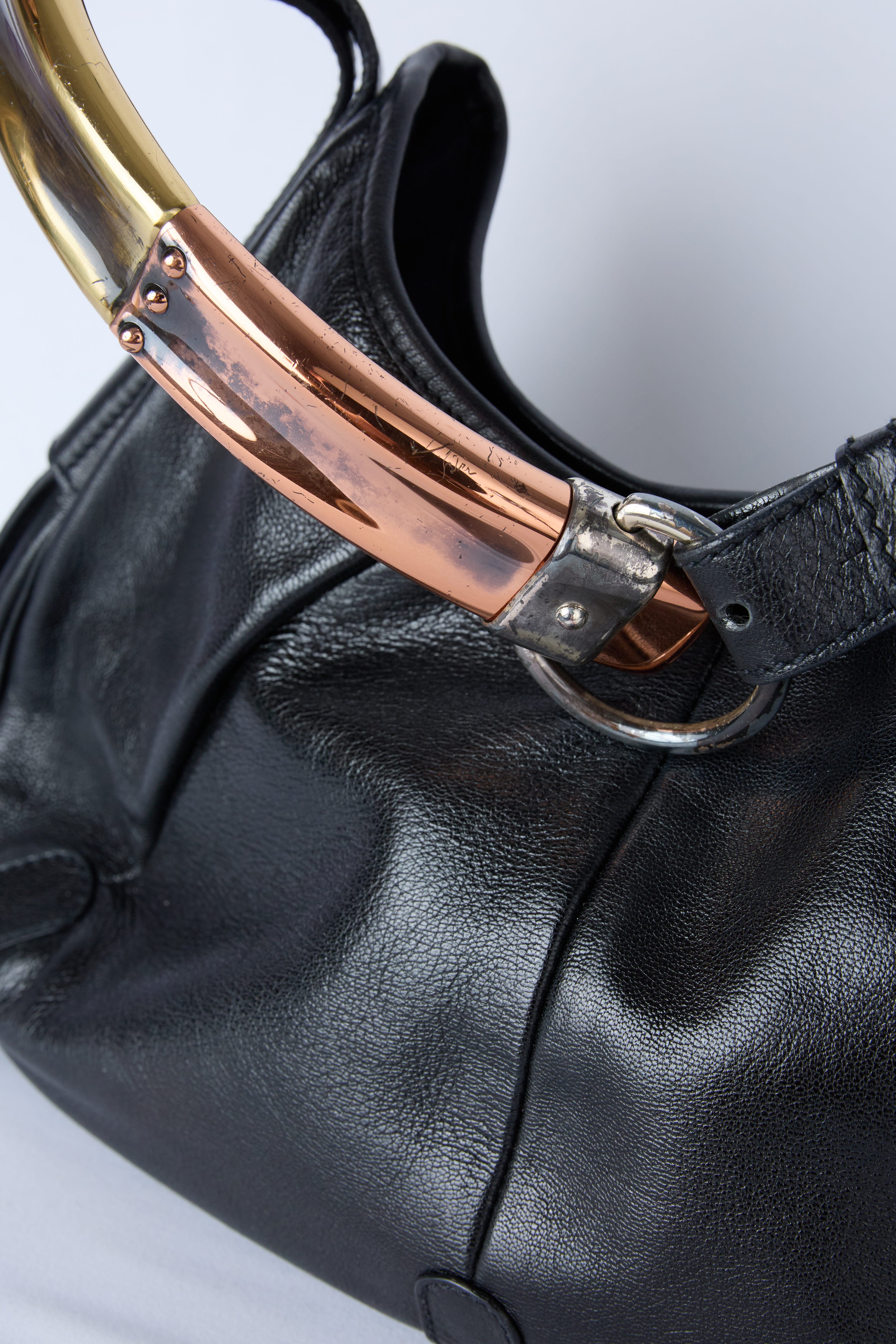 YSL BLACK TWO TONE METAL MOMBASA