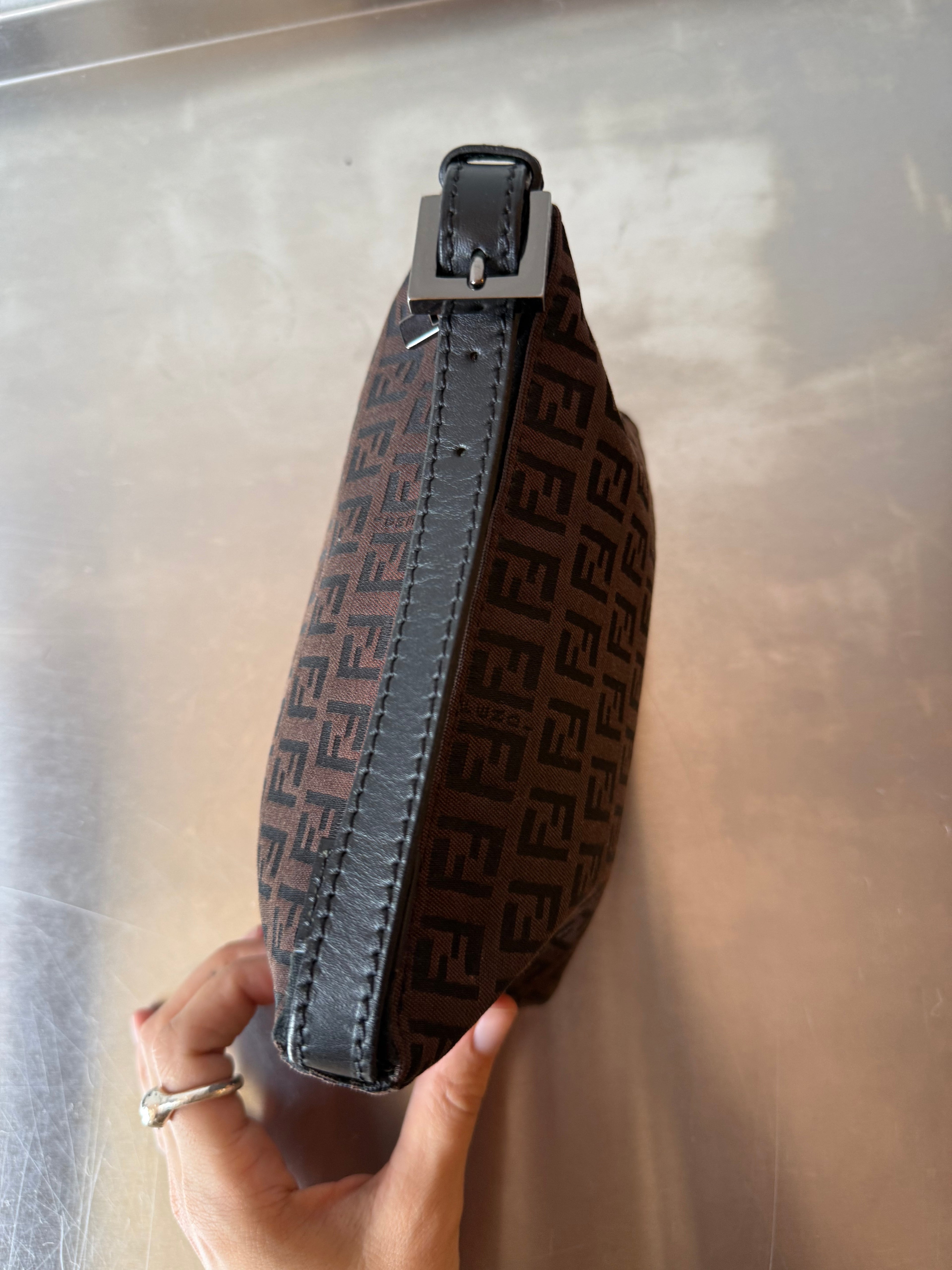 FENDI SMALL ZUCCA POCHETTE