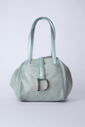 DIOR BLUE DUMPLING BAG