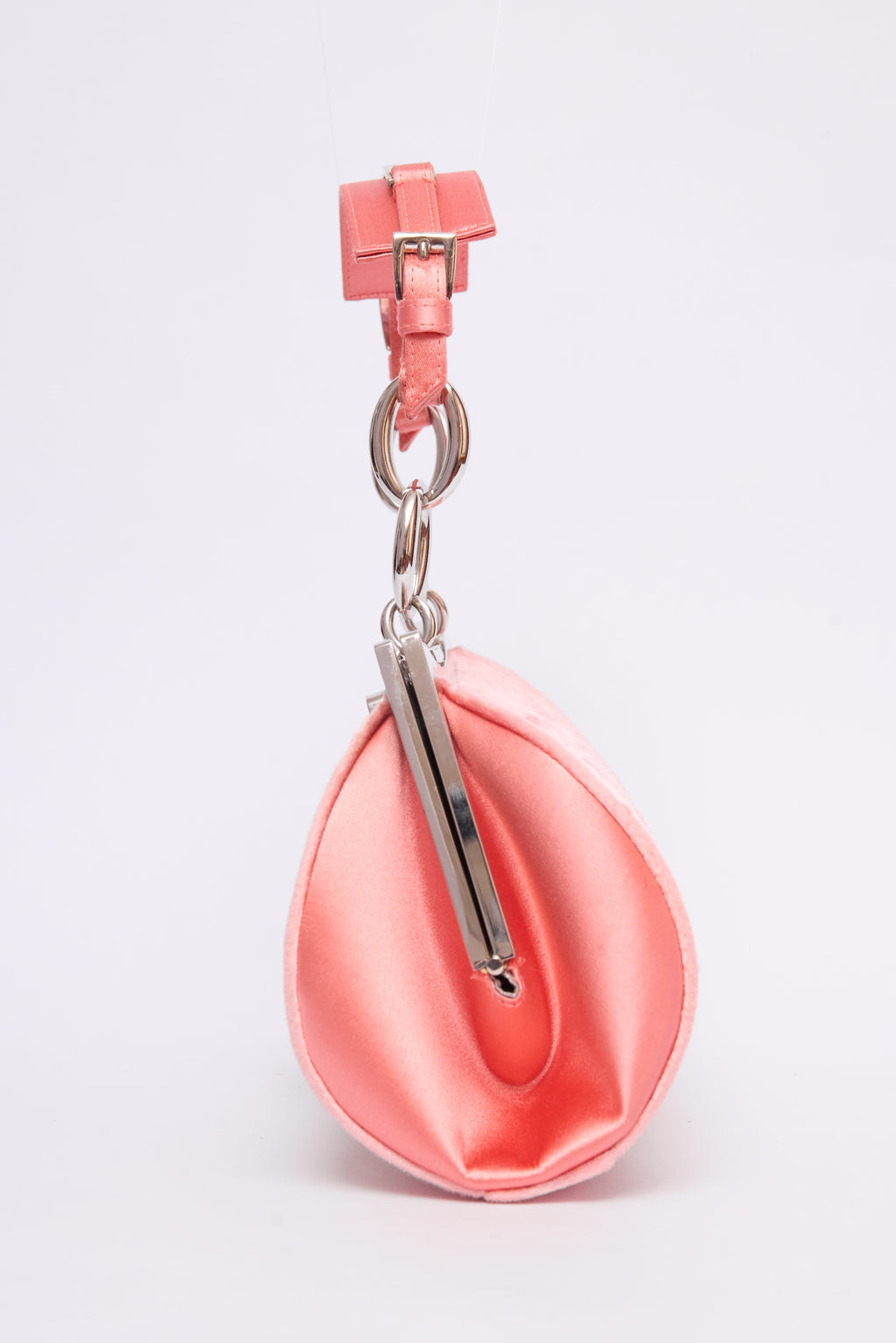 DIOR PINK VELVET DIVA BAG
