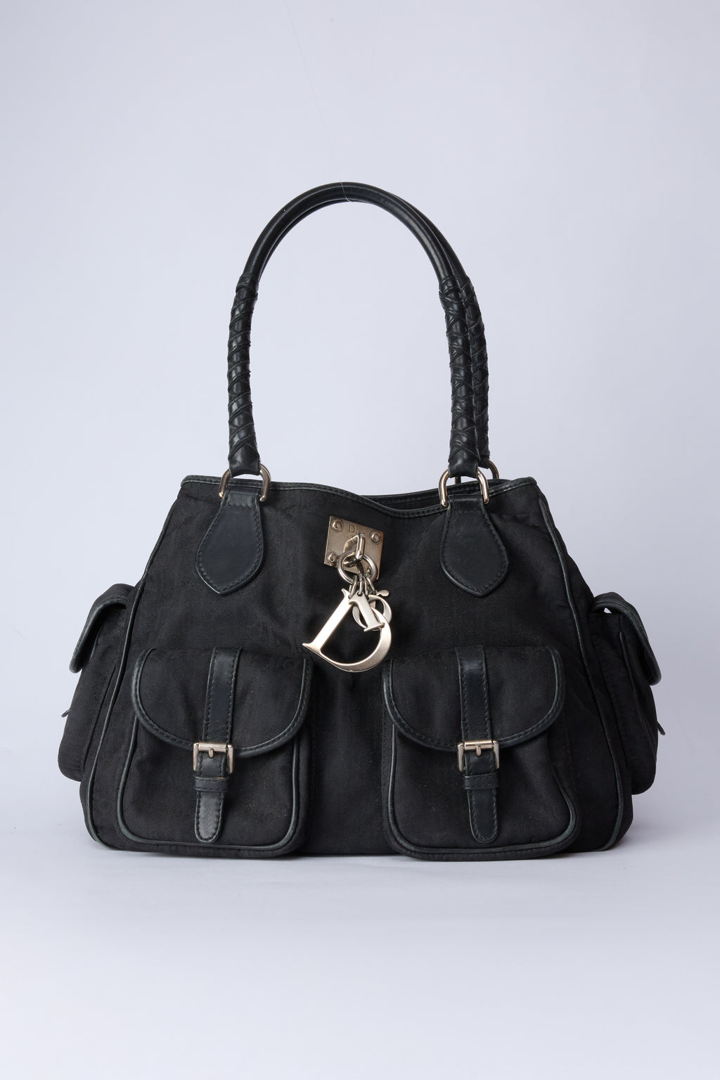 DIOR BLACK TROTTER CARGO BAG