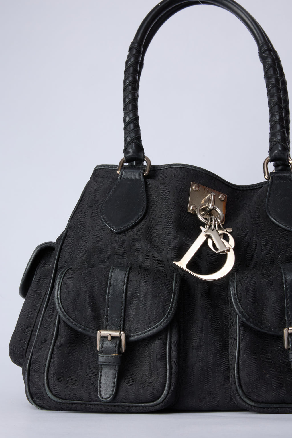 DIOR BLACK TROTTER CARGO BAG
